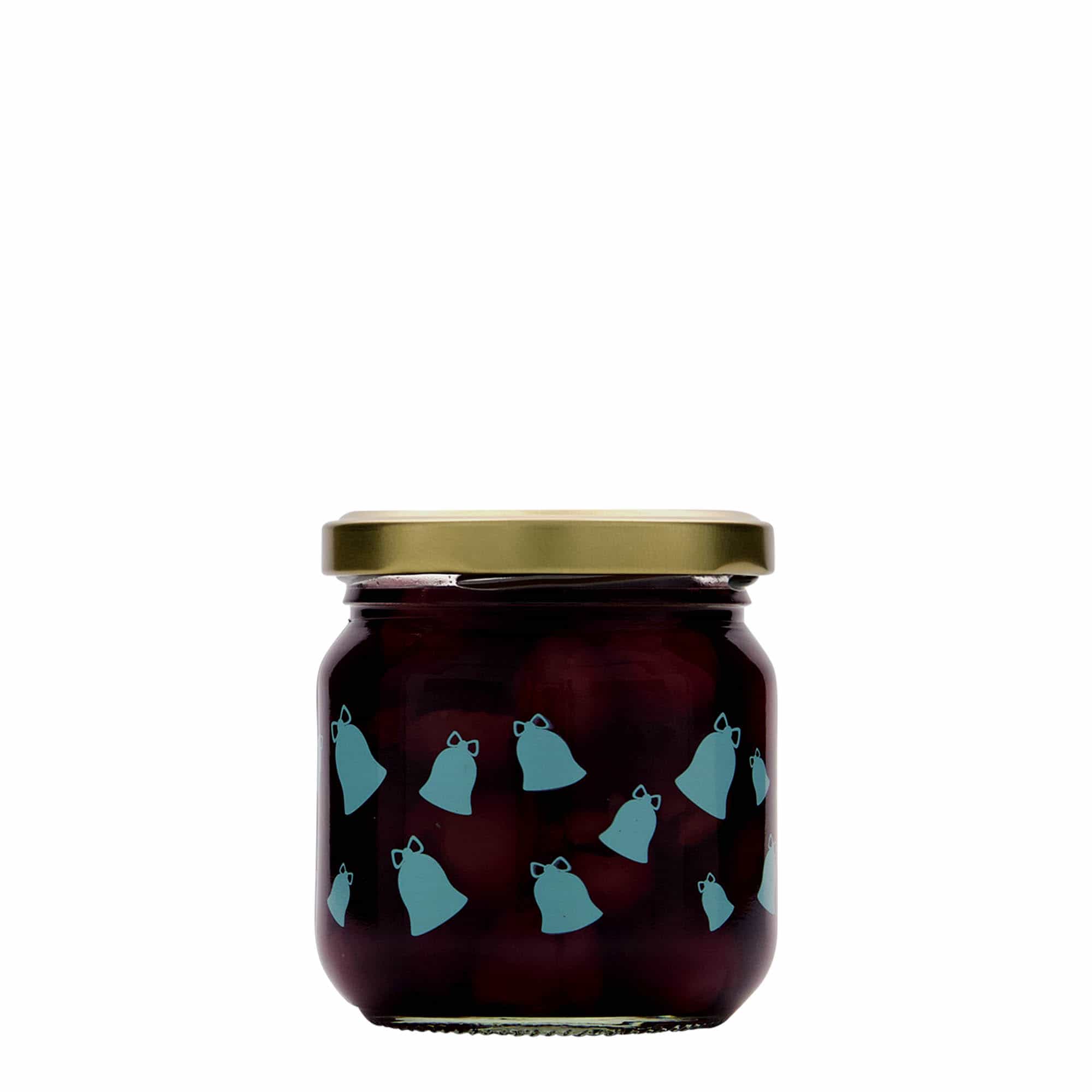 212 ml apvalus stiklas, motyvas: varpelis, burna: sukama (TO 66)