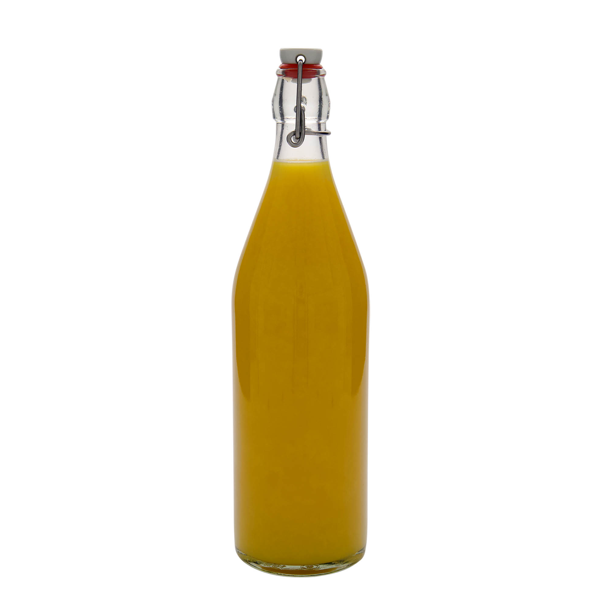 1.000 ml stiklinis butelis „Giara“, burna: spaustukas uždarymui 1.000 ml stiklinis butelis „Giara“, burna: spaustukas uždarymui