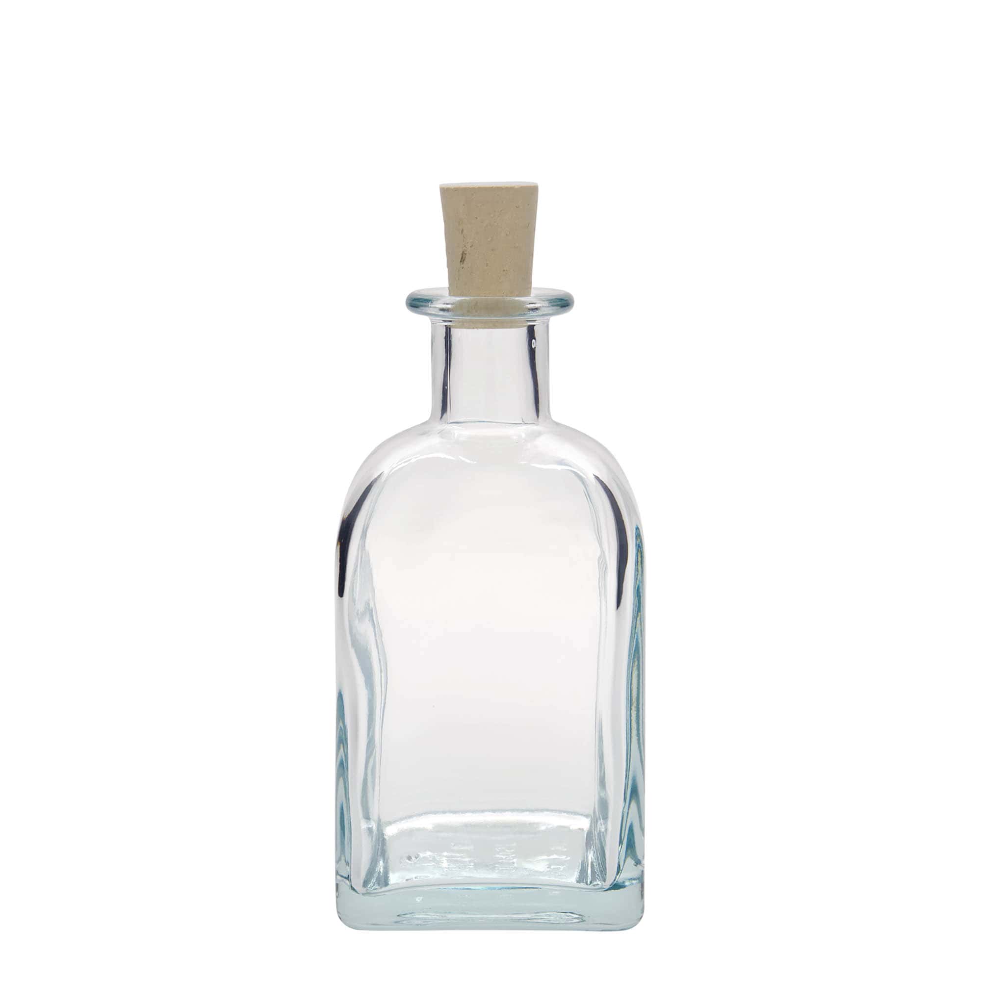 350 ml stiklinis butelis Apotheker Carré, kvadratinis, anga: kamštis