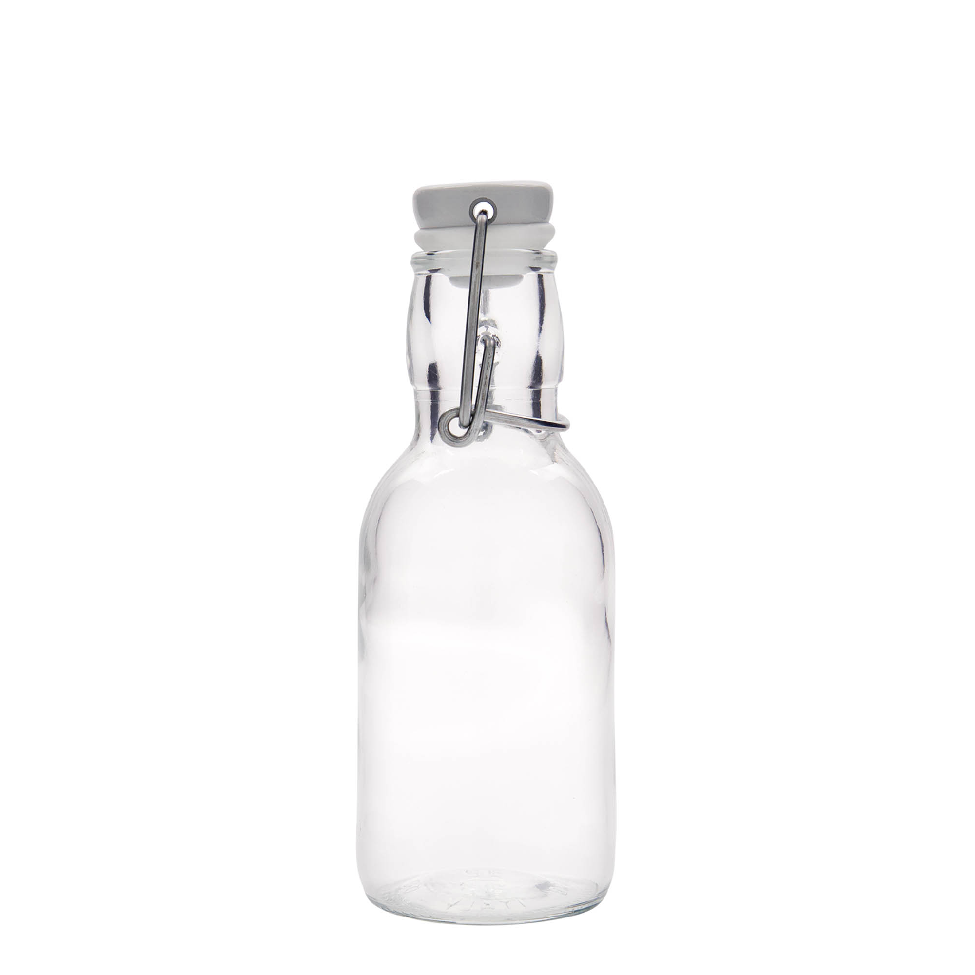 250 ml stiklinis butelis „Emilia“, kamštis su užsegimu 250 ml stiklinis butelis „Emilia“, kamštis su užsegimu