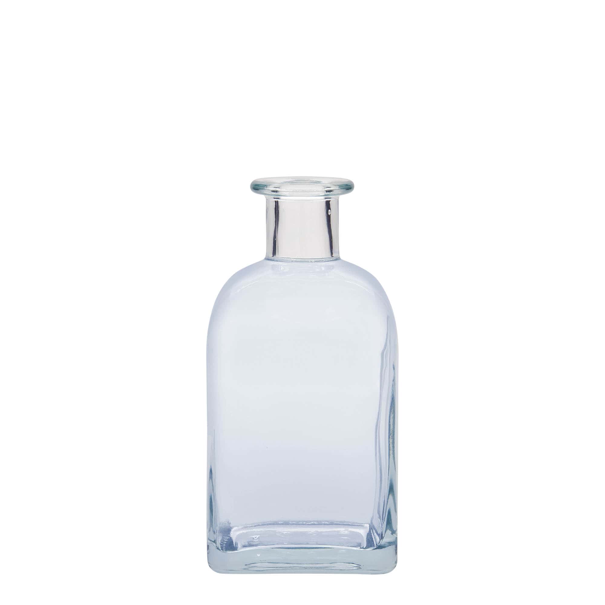 350 ml stiklinis butelis Apotheker Carré, kvadratinis, anga: kamštis 350 ml stiklinis butelis Apotheker Carré, kvadratinis, anga: kamštis