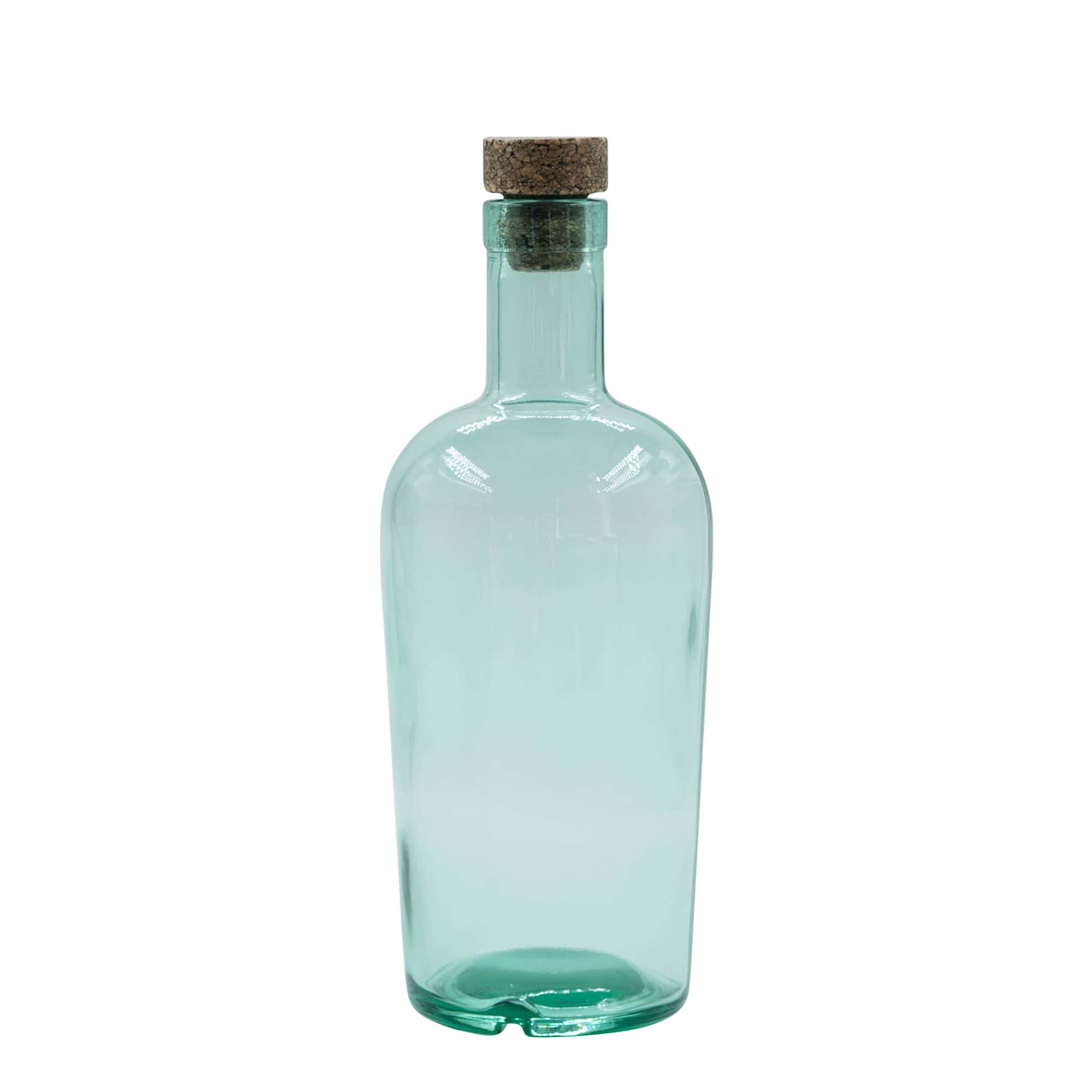 700 ml stiklinis butelis „Teo Light“, burna: kamštis
