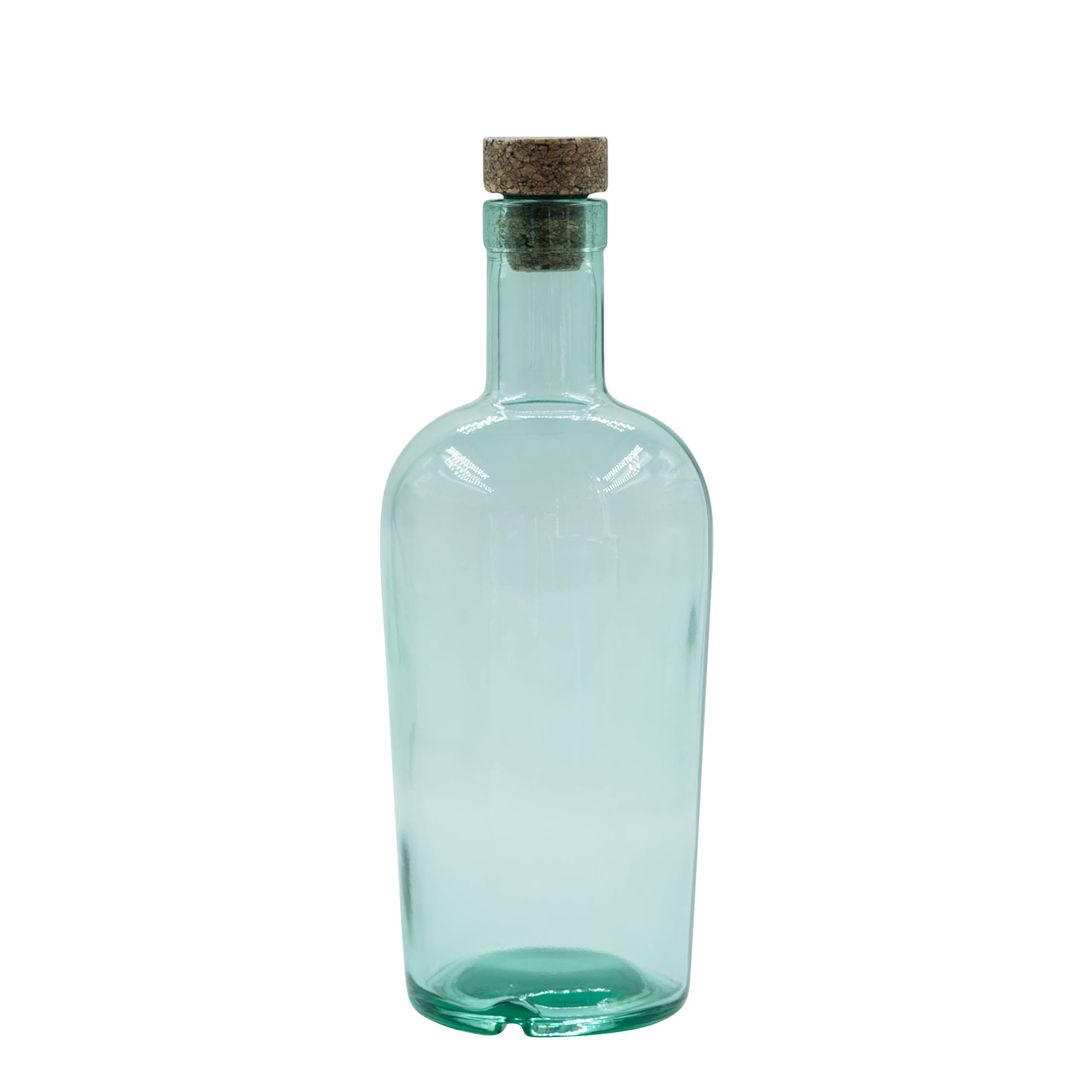 700 ml stiklinis butelis „Teo Light“, burna: kamštis 700 ml stiklinis butelis „Teo Light“, burna: kamštis