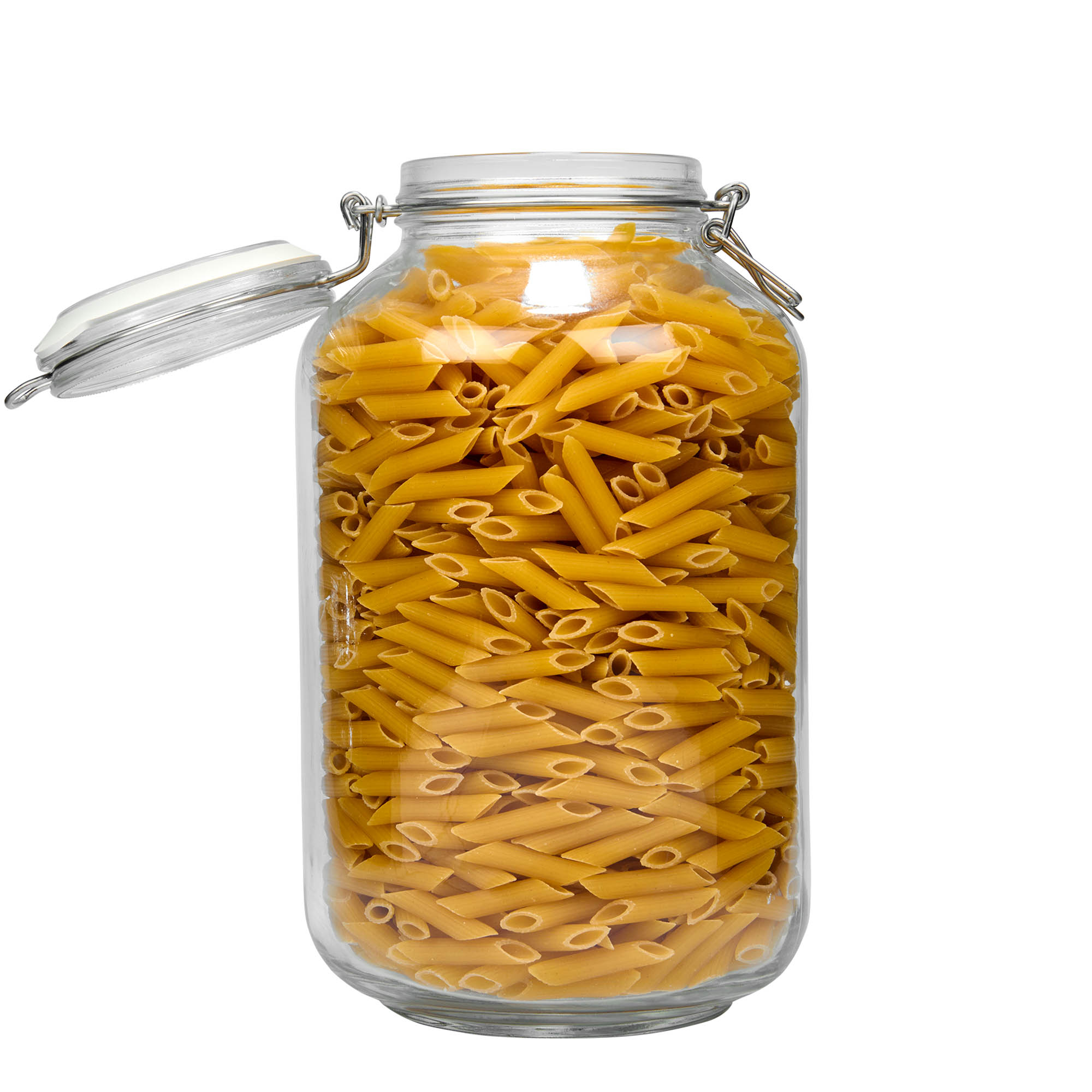 4.000 ml vielos užsegimo stiklainis „Fido“, anga: vielos užsegimas
