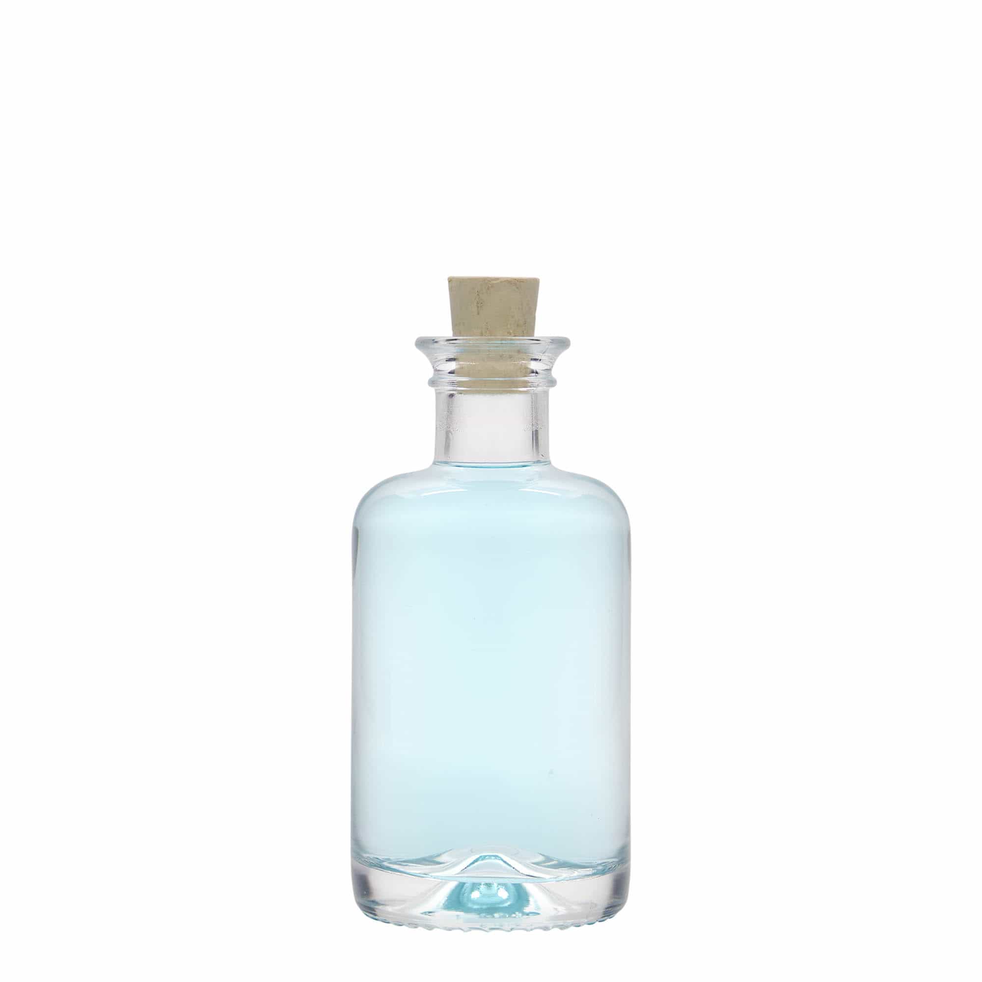 100 ml stiklinis buteliukas vaistininkui, anga: kamštis