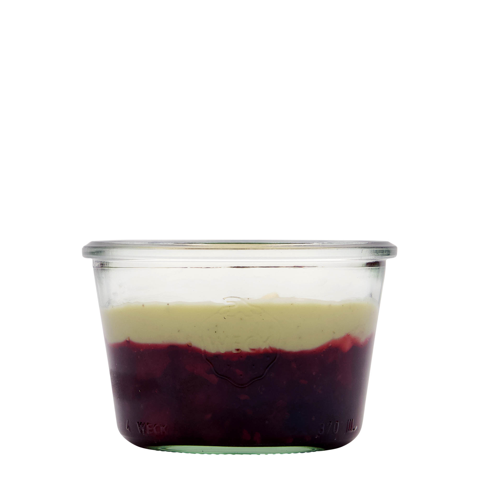 370 ml WECK stiklainis su apvaliu kraštu 370 ml WECK stiklainis su apvaliu kraštu