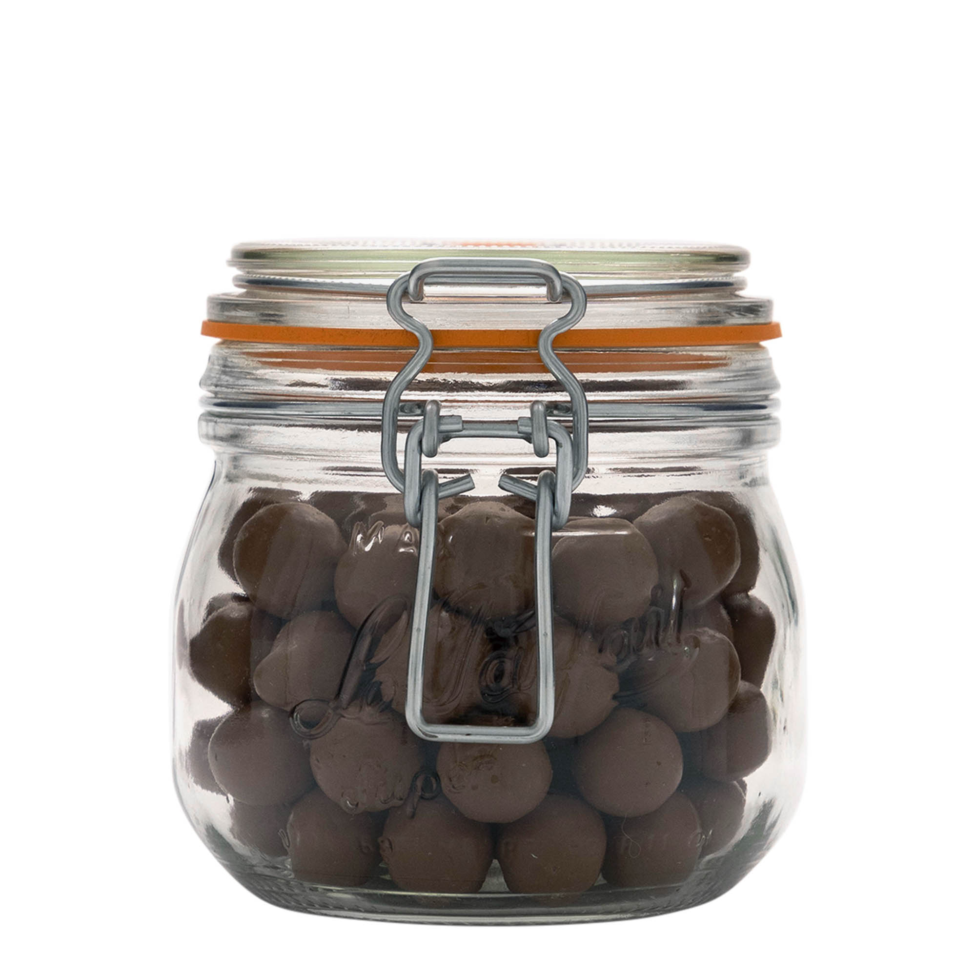500 ml vielinio užsegimo stiklainis „Le Parfait Super Bocal“, anga: vielinio užsegimo dangtelis 500 ml vielinio užsegimo stiklainis „Le Parfait Super Bocal“, anga: vielinio užsegimo dangtelis