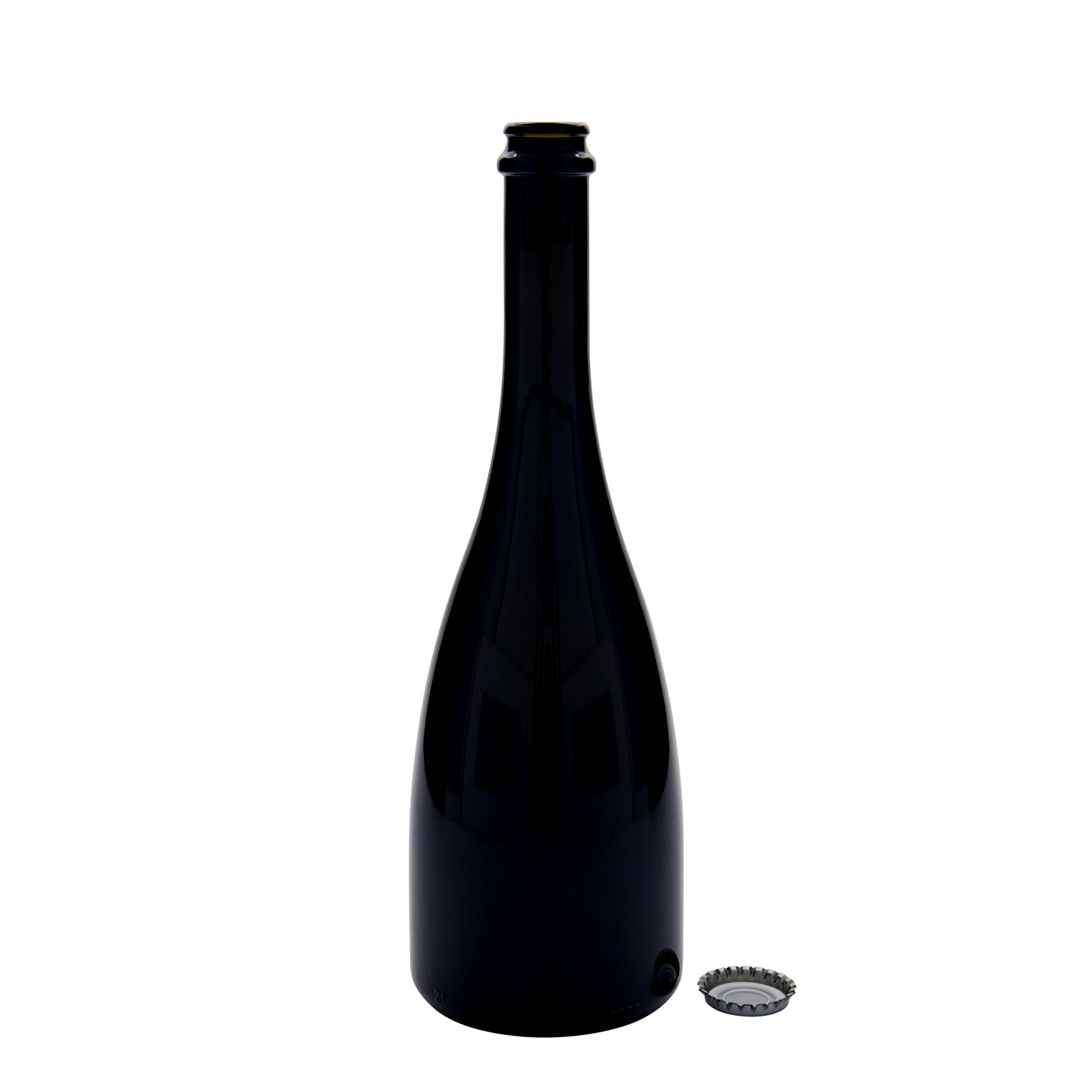 750 ml alaus / putojančio vyno butelis „Tosca“, stiklas, antikinė žalia, kamštis: kronkorken 750 ml alaus / putojančio vyno butelis „Tosca“, stiklas, antikinė žalia, kamštis: kronkorken