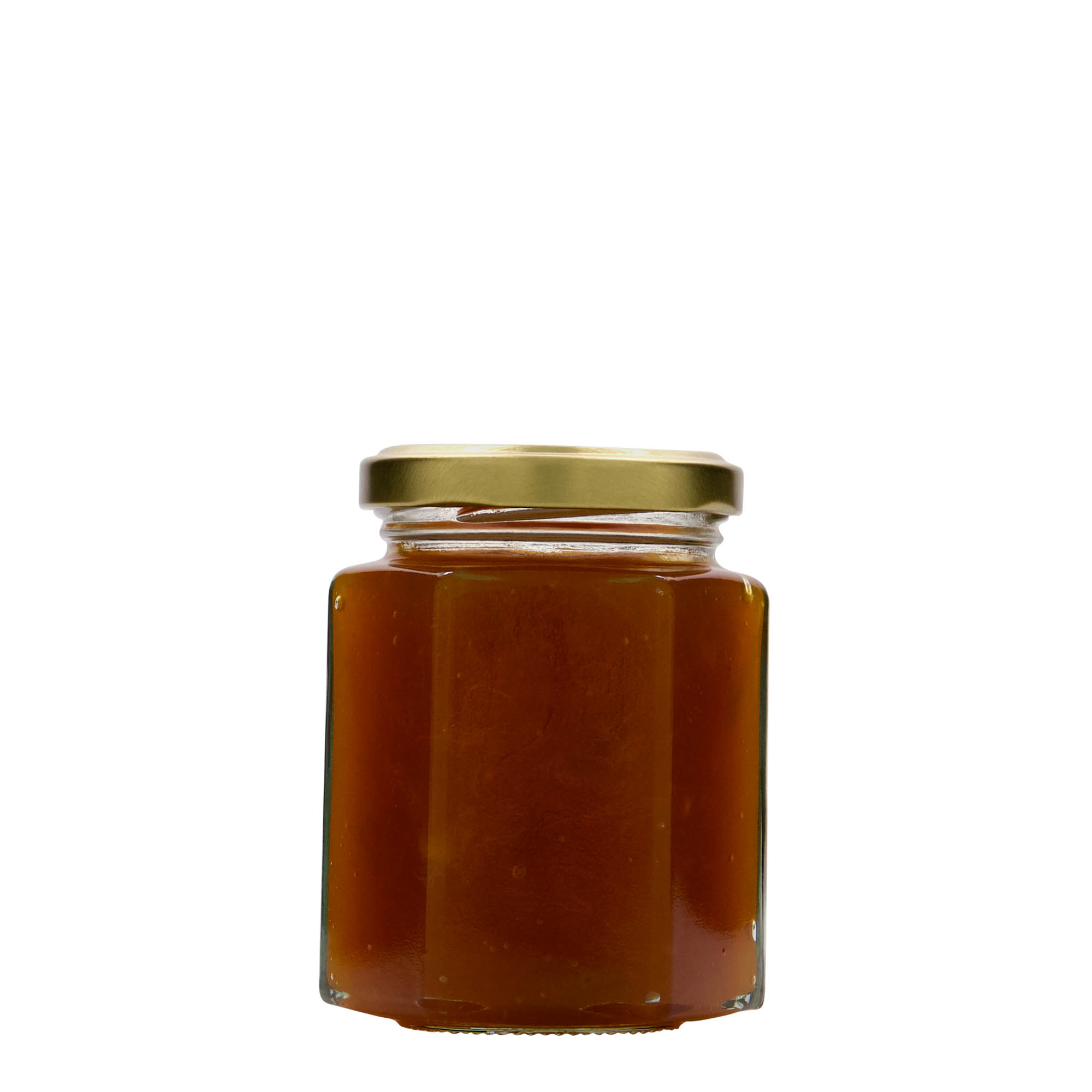 191 ml šešiakampis stiklas, anga: Twist-Off (TO 58)