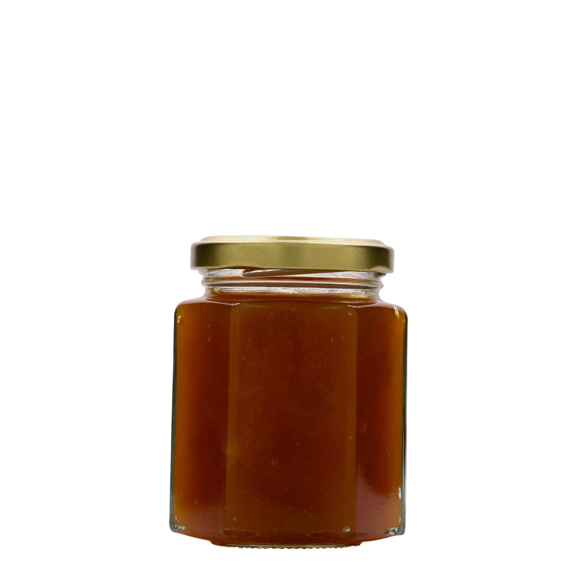 191 ml šešiakampis stiklas, anga: Twist-Off (TO 58)