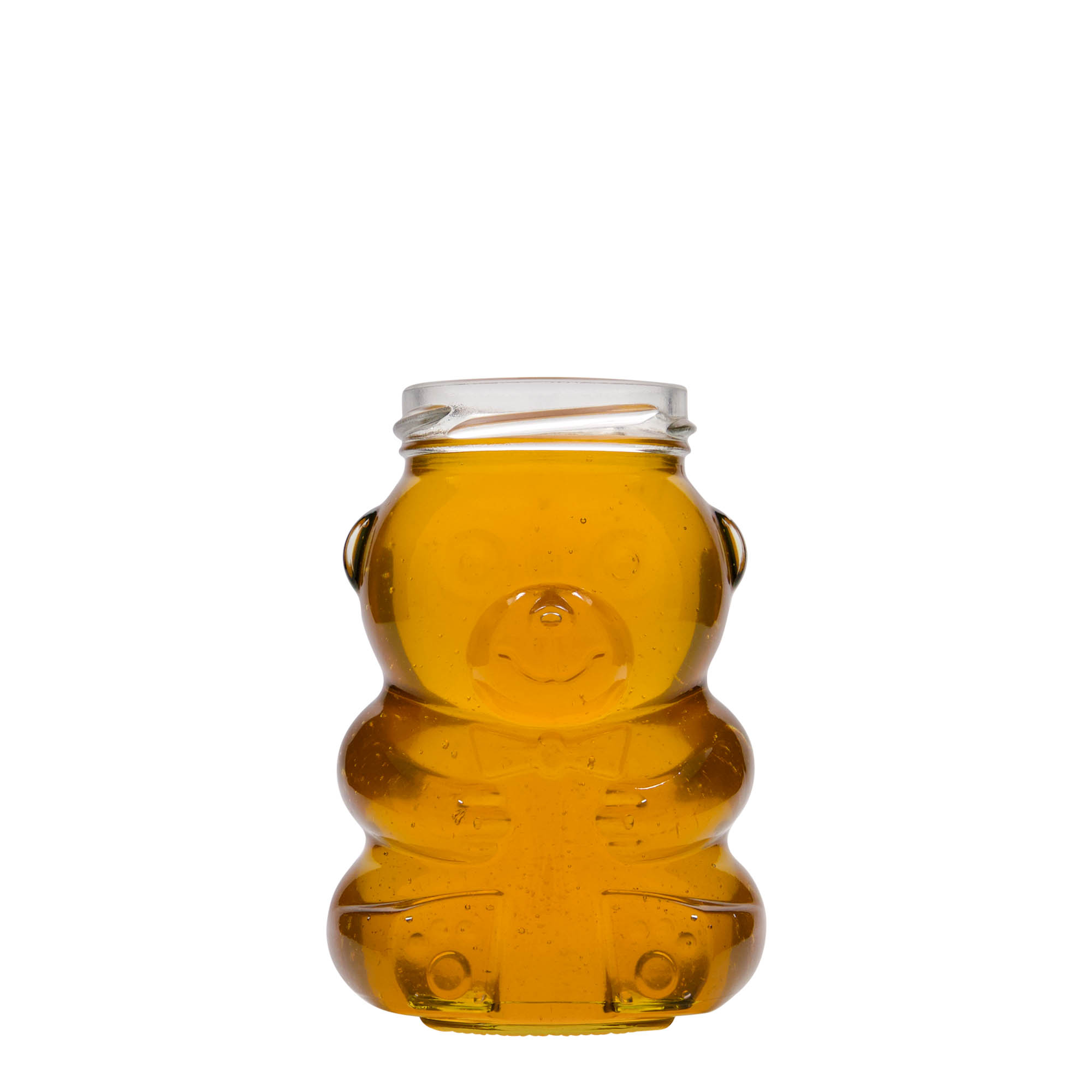 285 ml meškiuko stiklainis, anga: sukamas dangtelis (TO 58)