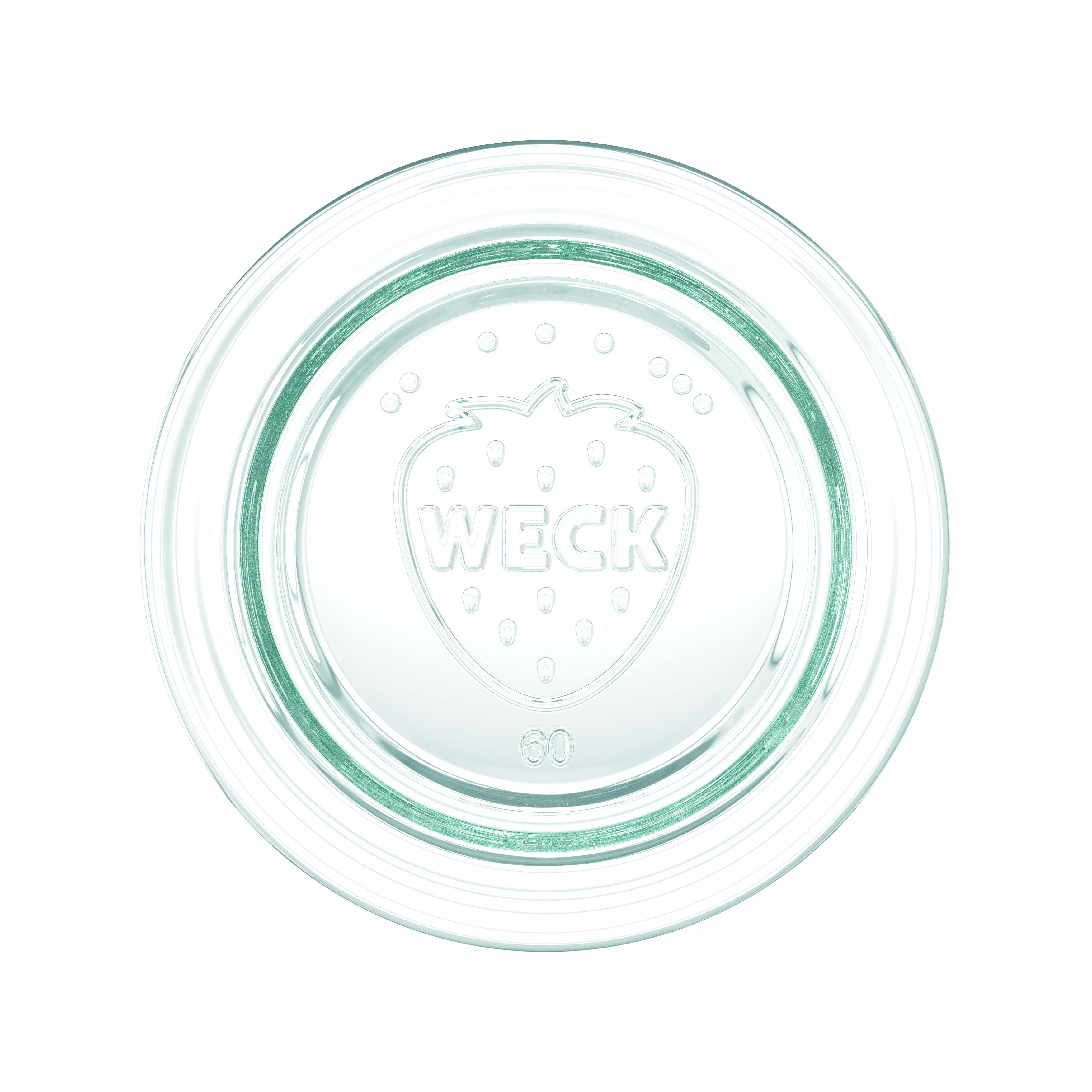 6x 1000 ml WECK-sulčių butelis su stiklo dangteliu RR 60