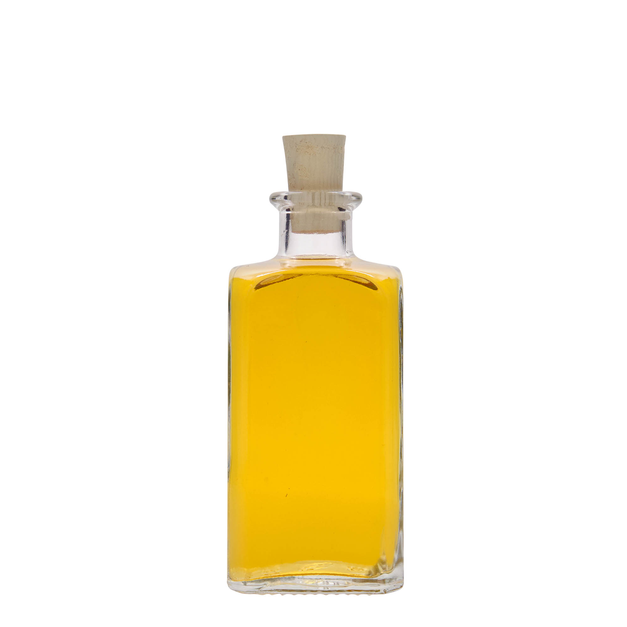 250 ml stiklinis butelis „Apotheker Carré“, kvadratinis, anga: kamštis 250 ml stiklinis butelis „Apotheker Carré“, kvadratinis, anga: kamštis