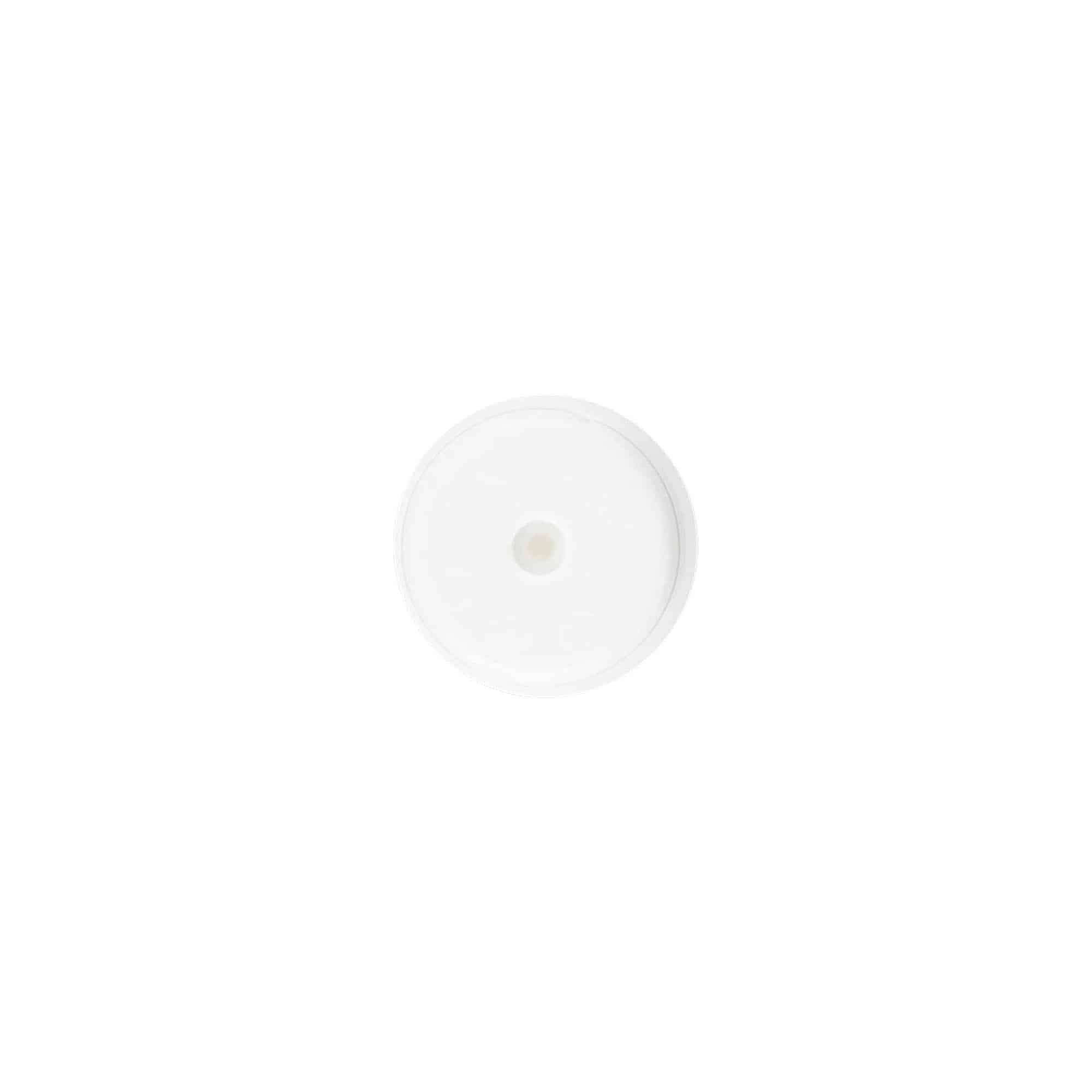 Airless dozatoriaus siurblio galvutė „Nano“, PP plastikas, balta