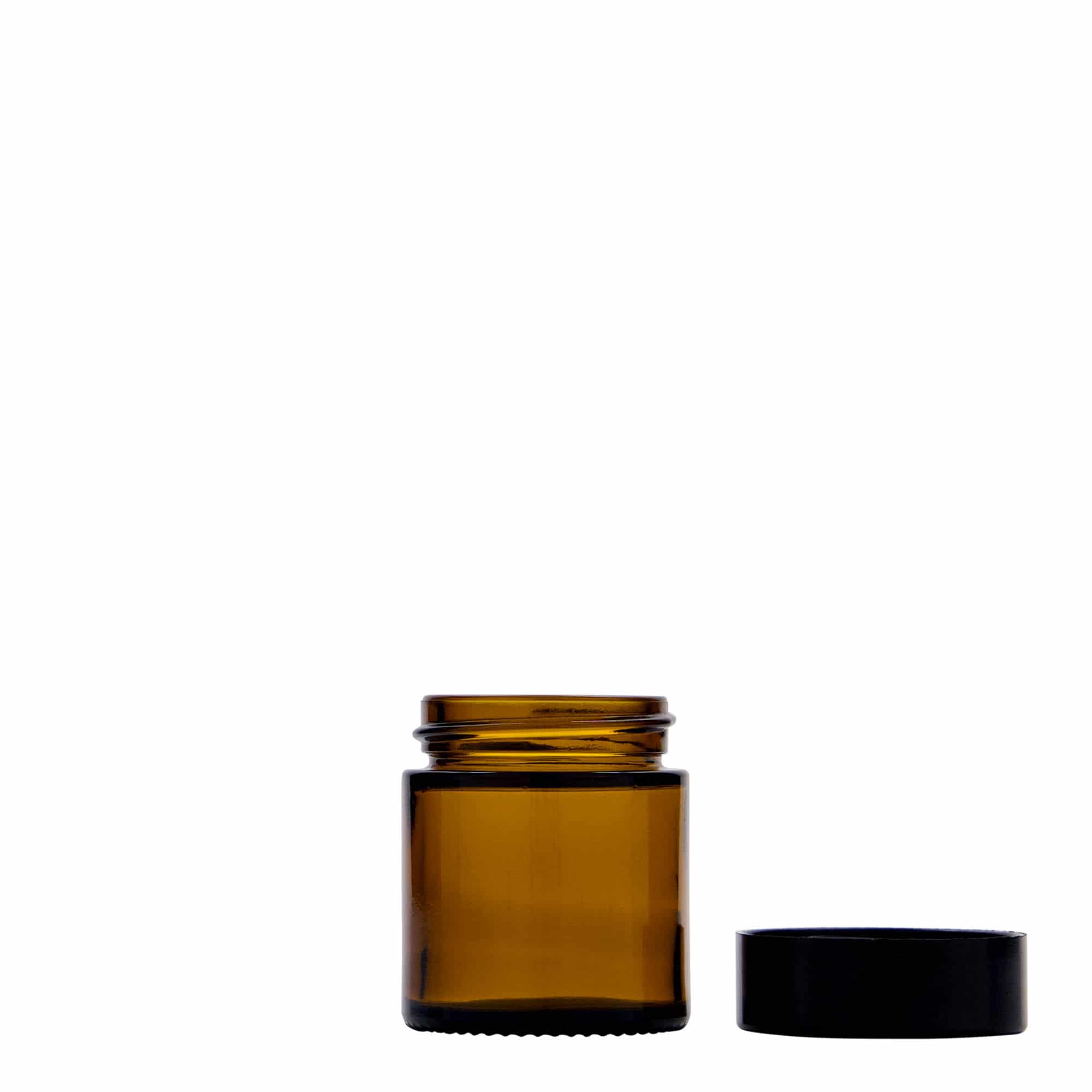 30 ml indelis „Brown Line“, stiklas, rudas, anga: sraigtinis uždarymas