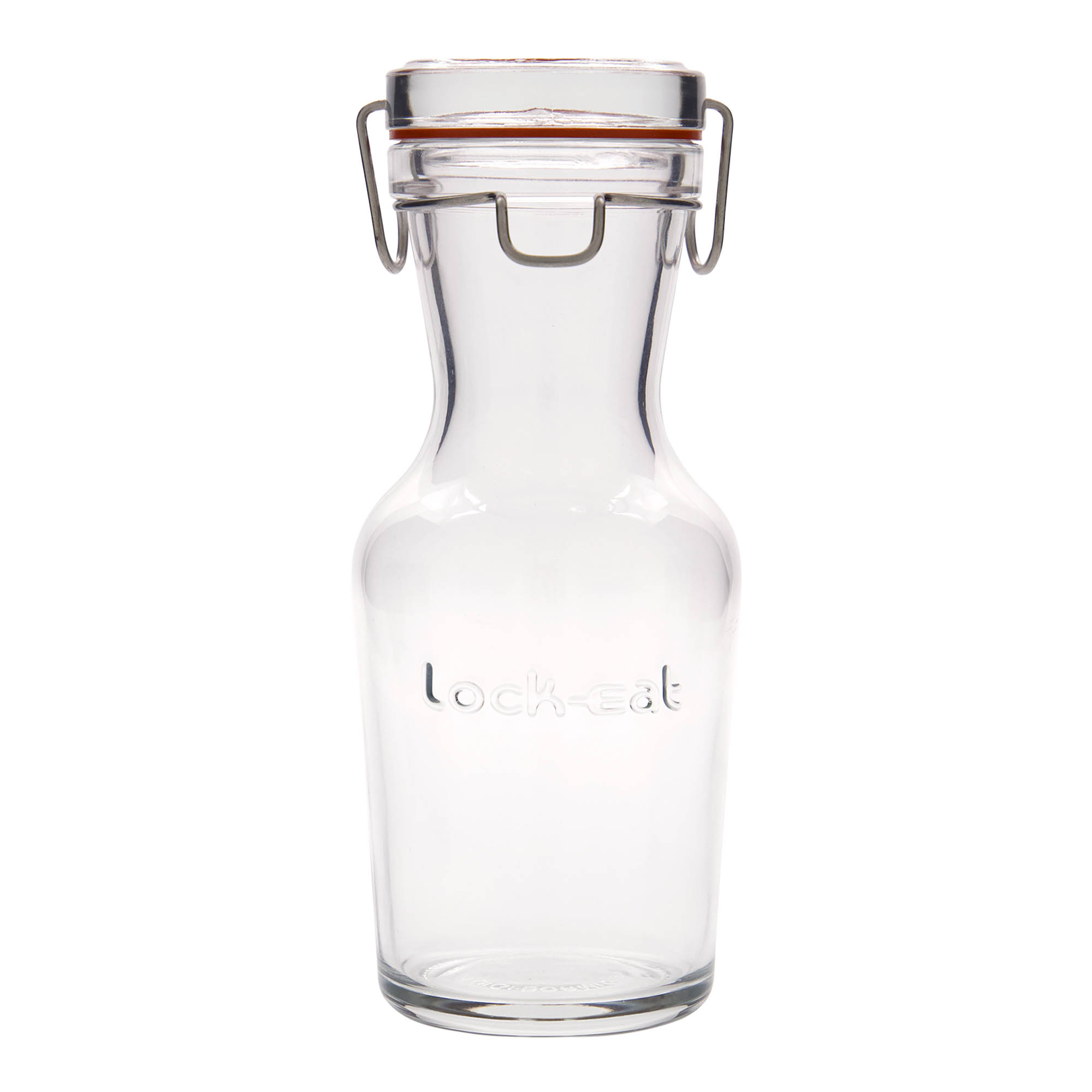 500 ml stiklinė karafa „Lock-Eat“, anga: vielos lankelio uždarymas 500 ml stiklinė karafa „Lock-Eat“, anga: vielos lankelio uždarymas