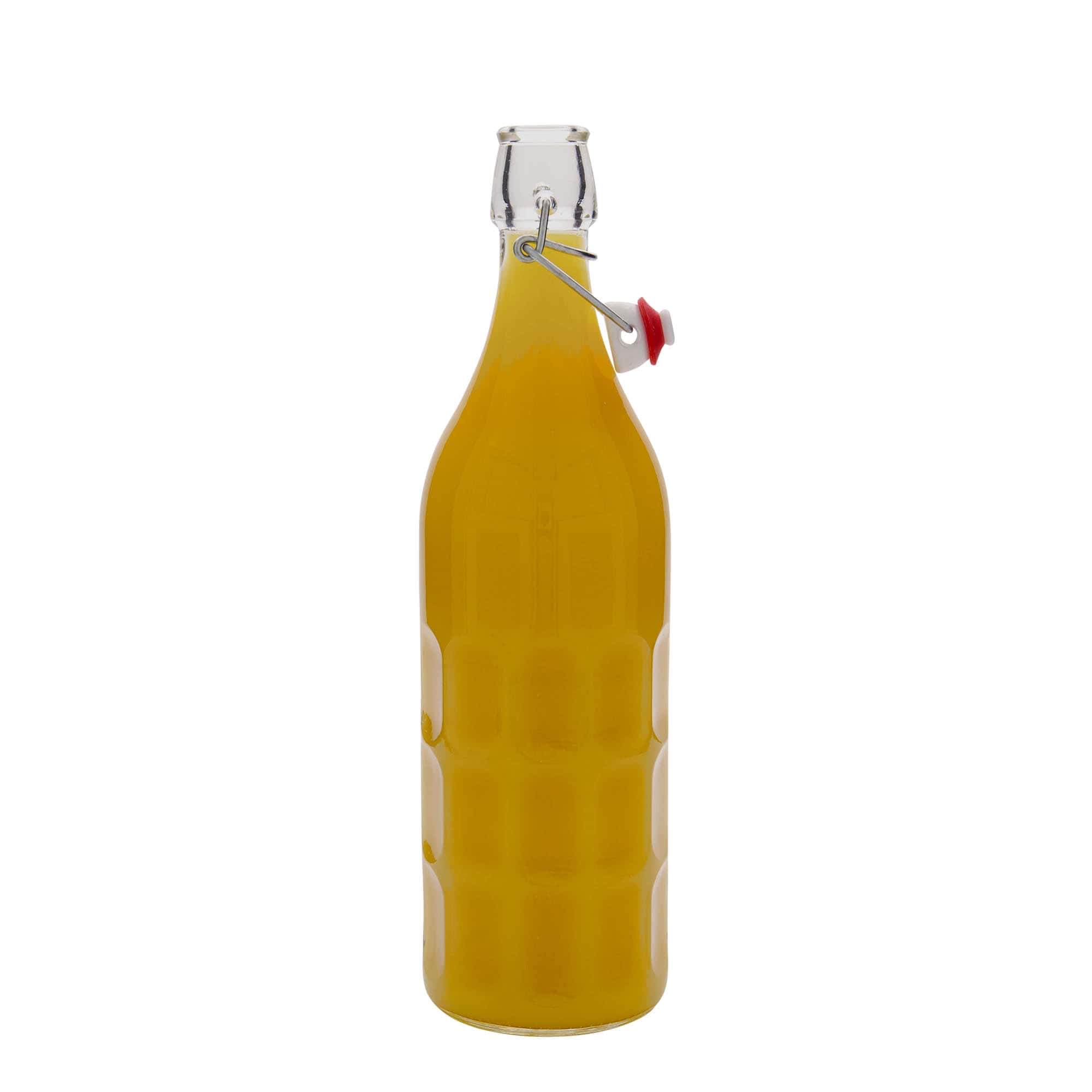 1.000 ml stiklinis butelis Moresca, burna: lankinio uždarymo sistema