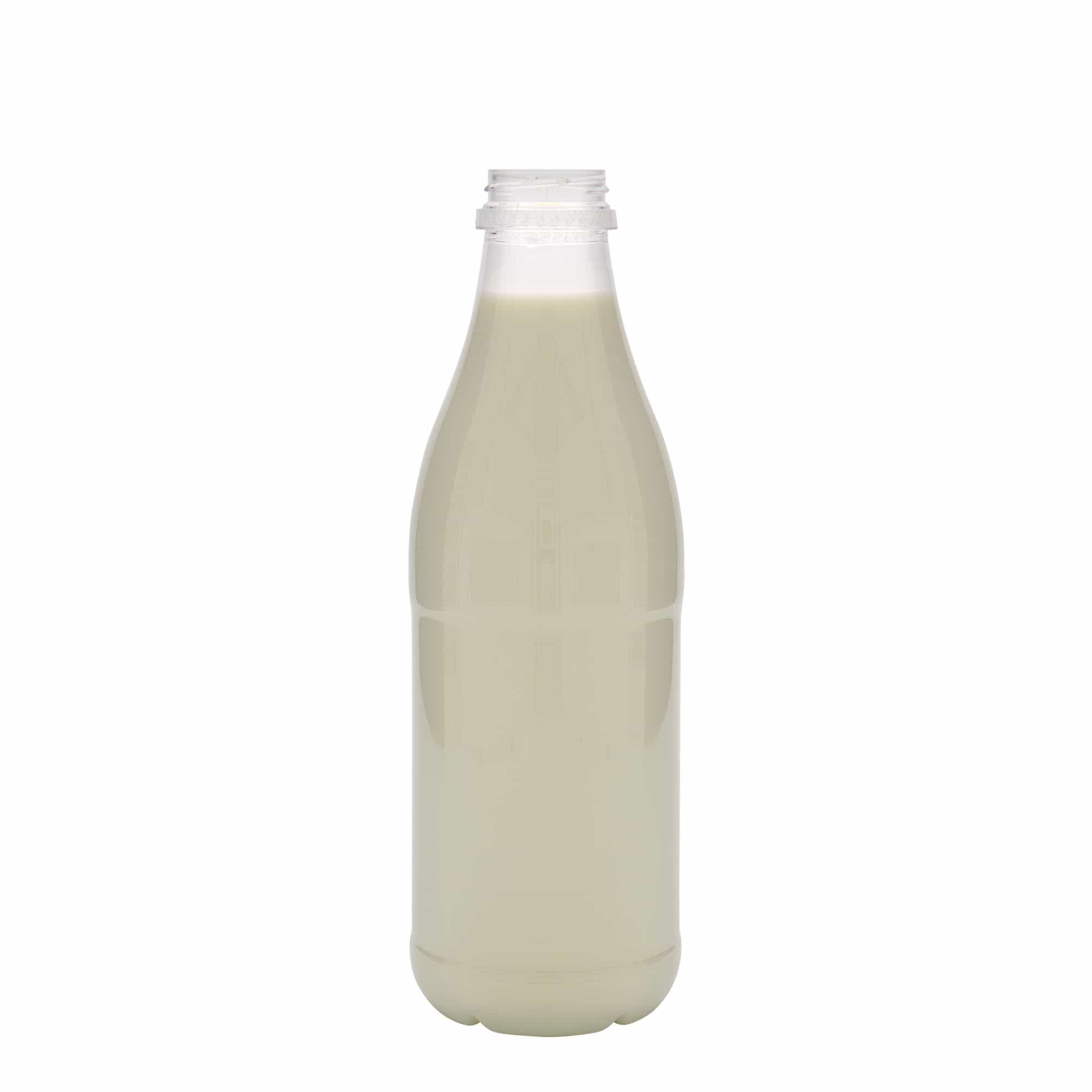 1.000 ml PET butelis „Pienas ir sultys“, plastikas, anga: 38 mm
