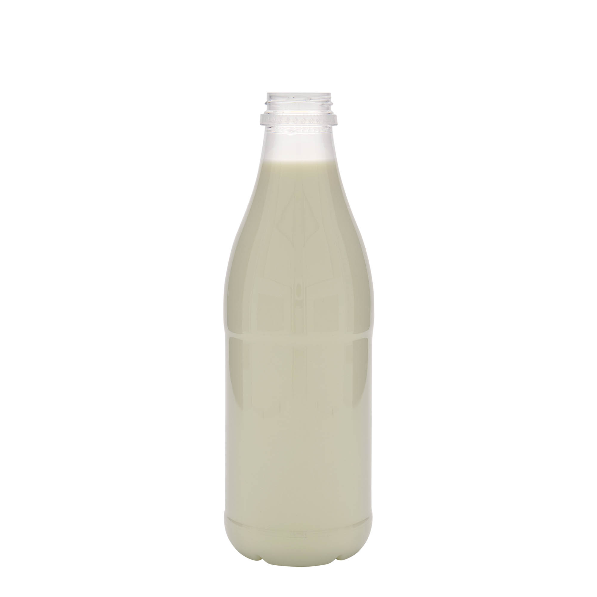 1.000 ml PET butelis „Pienas ir sultys“, plastikas, anga: 38 mm