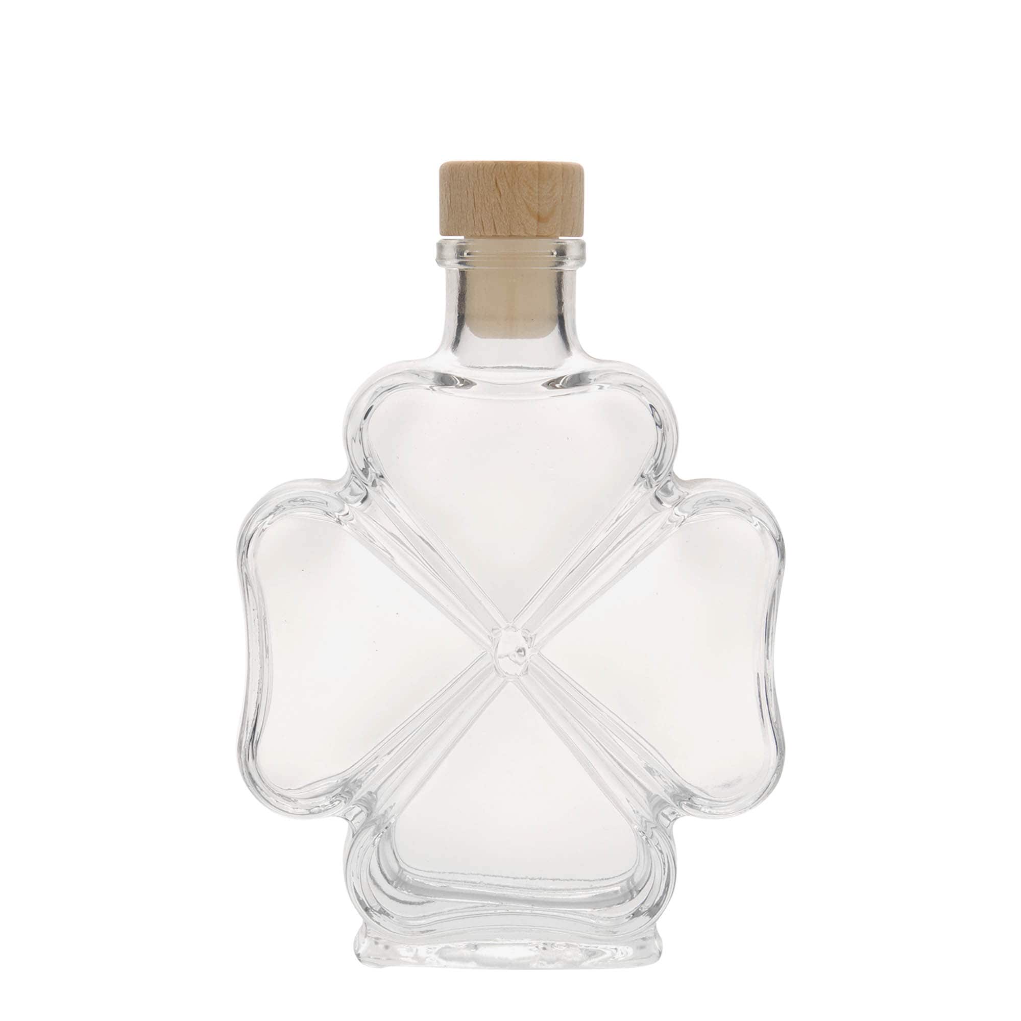 200 ml stiklinis butelis „Dobilas“, anga: kamštis