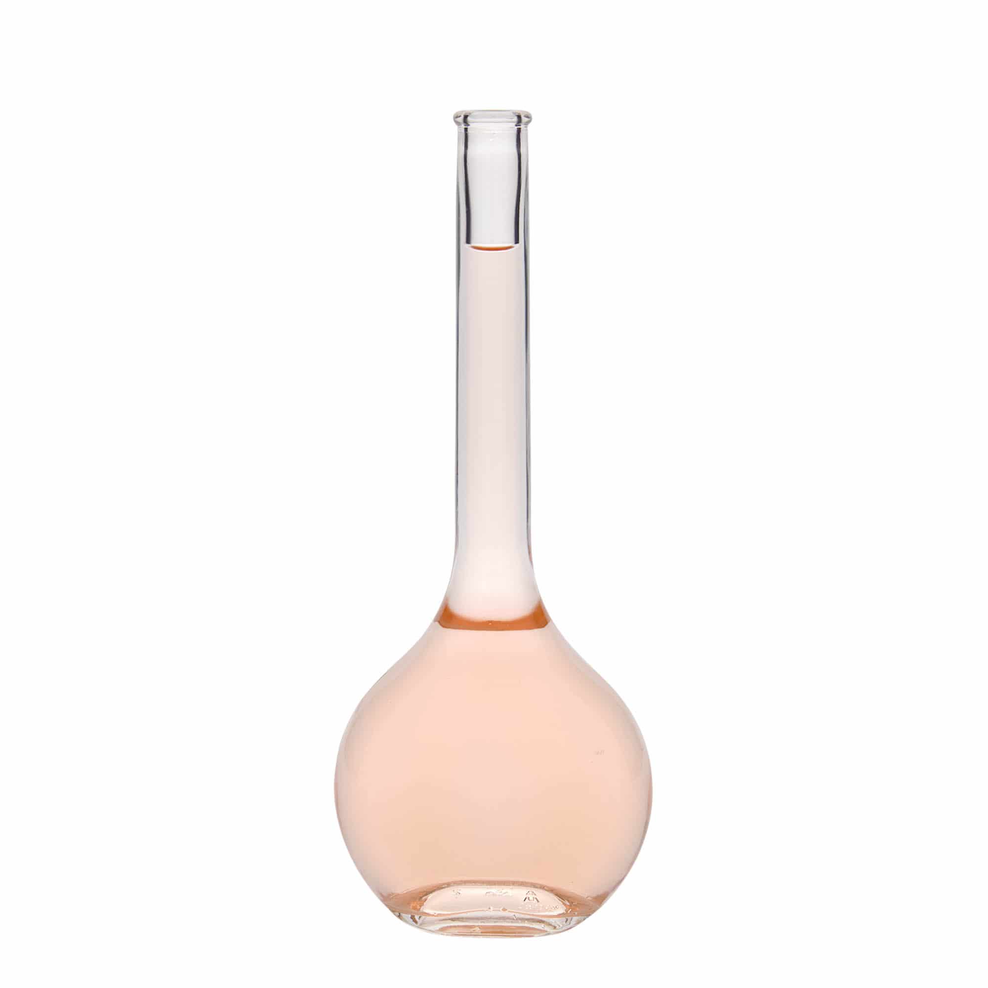 500 ml stiklinis butelis „Contessa“, ovalus, anga: kamštis