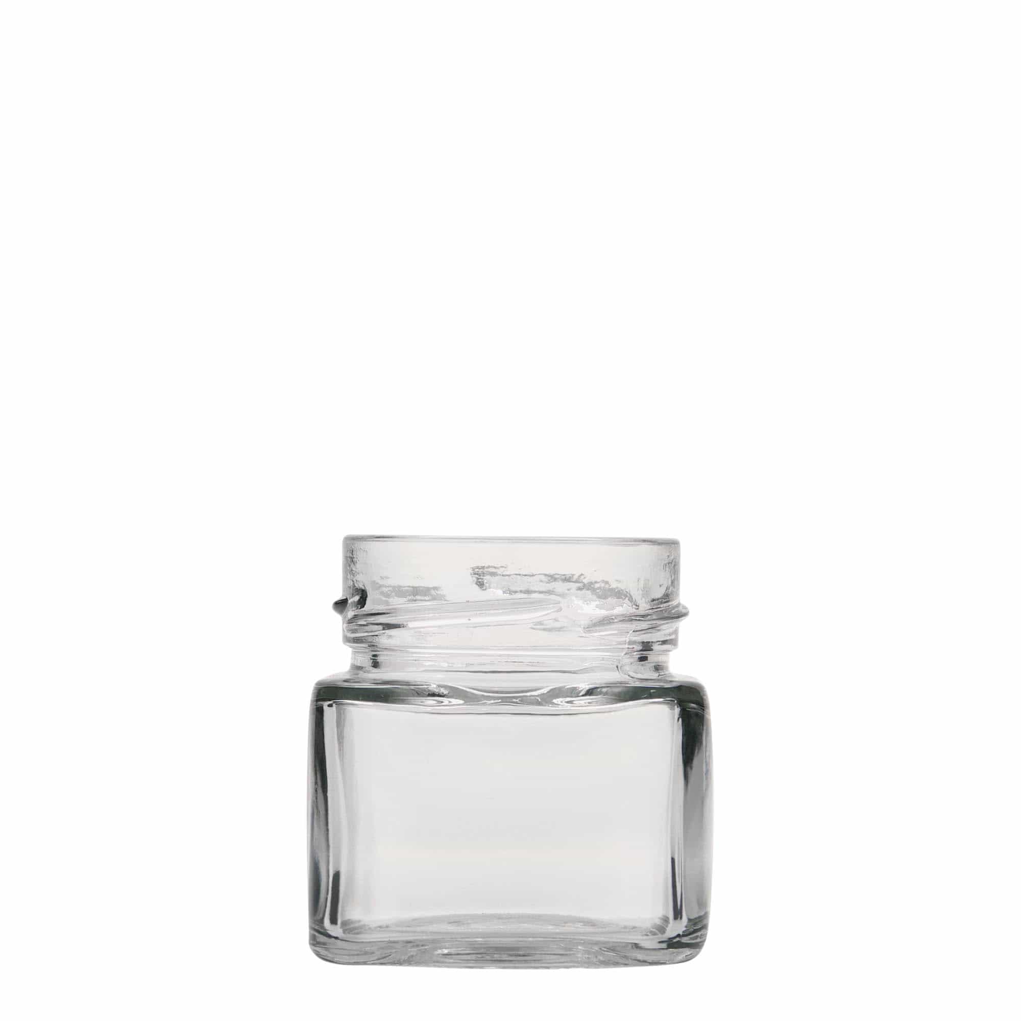 106 ml keturkampis stiklas „Ikarus“, anga: Deep-Twist-Off (DTO 58)