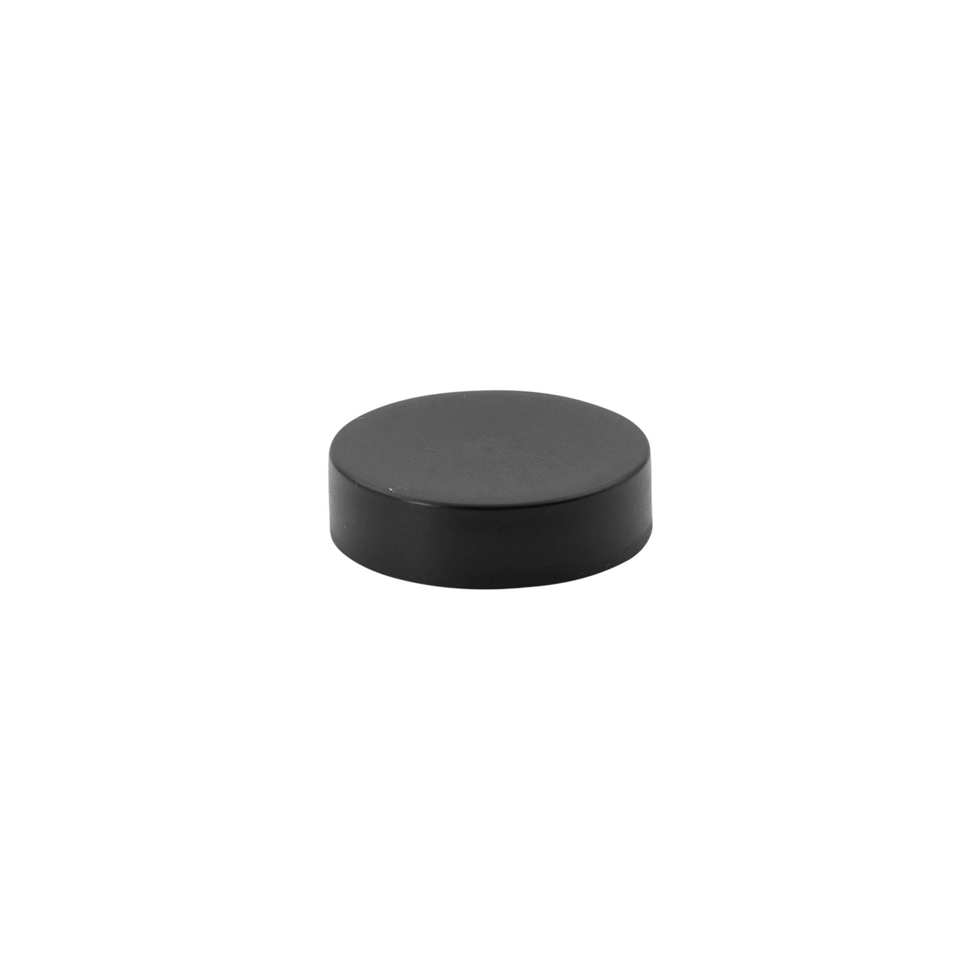Varžtinis dangtelis 30 ml „Antonella“, PP plastikas, juodas