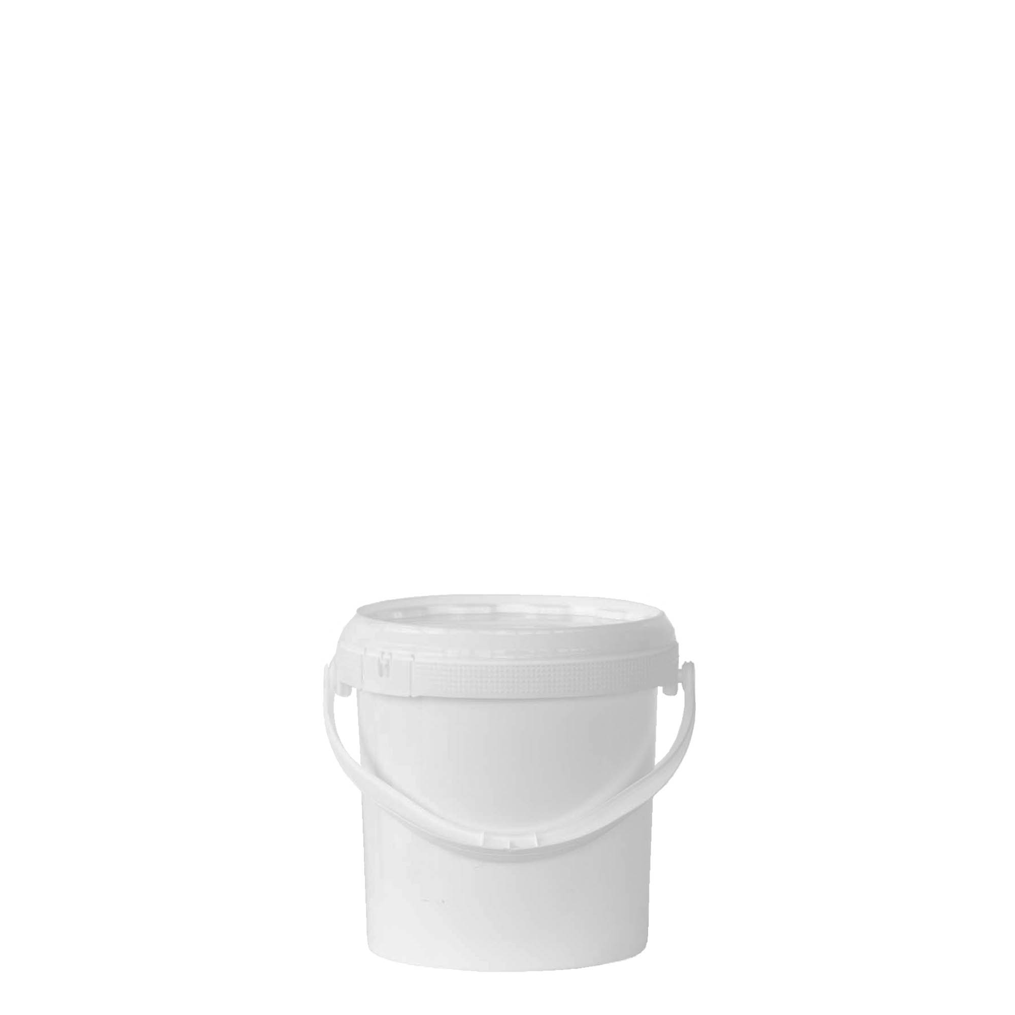 1 l kibiras, PP plastikas, baltas 1 l kibiras, PP plastikas, baltas