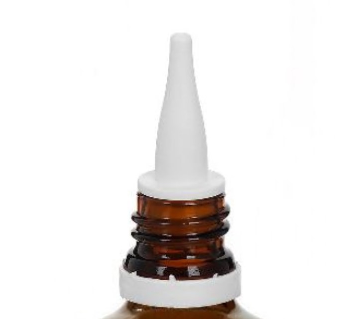 Varžtinis uždarymas su aplikatoriumi, PE plastikas, baltas, skirtas angai: DIN 18