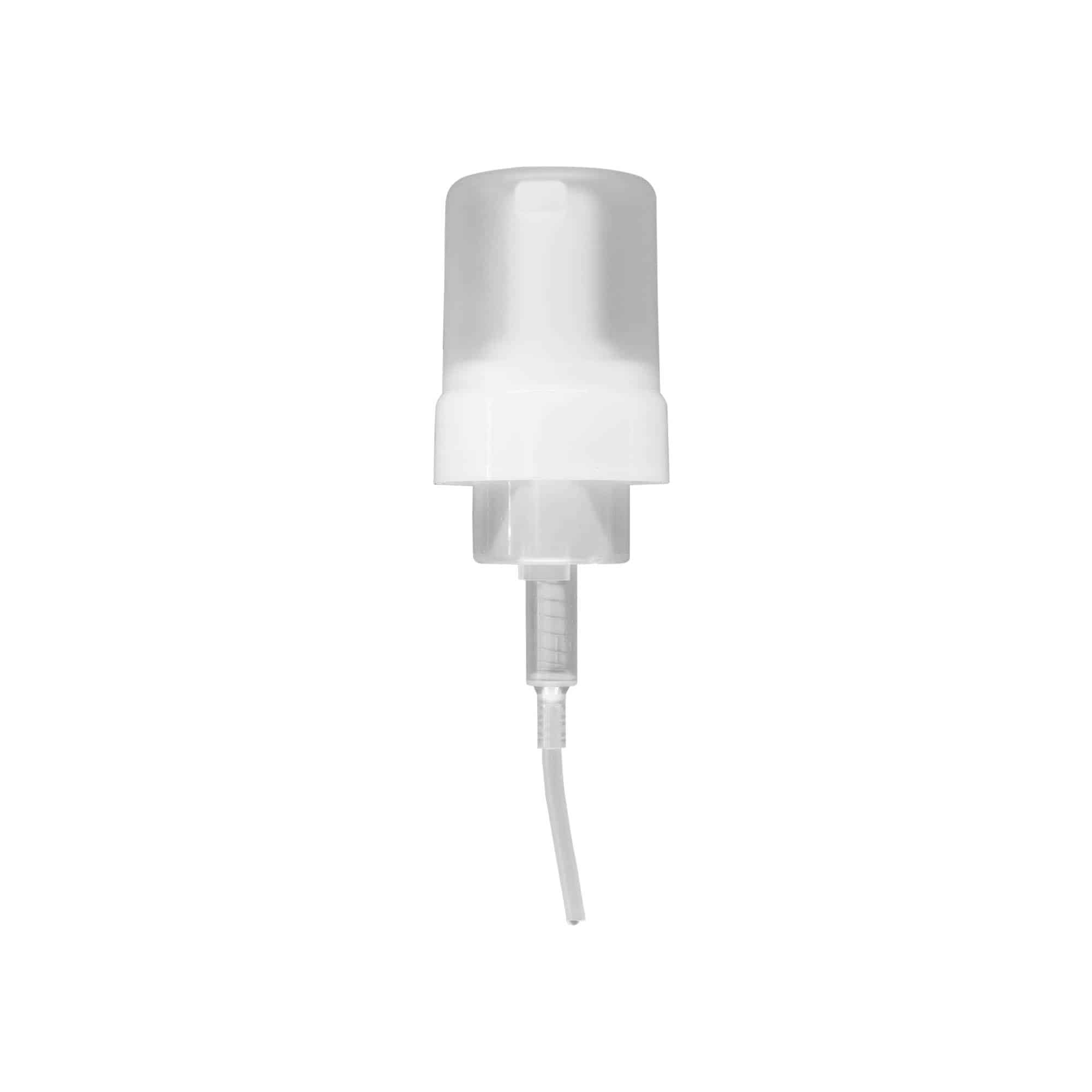 Dozatorius 100 ml „Foamer“, PP plastikas, baltas, su anga: varžtinis uždarymas