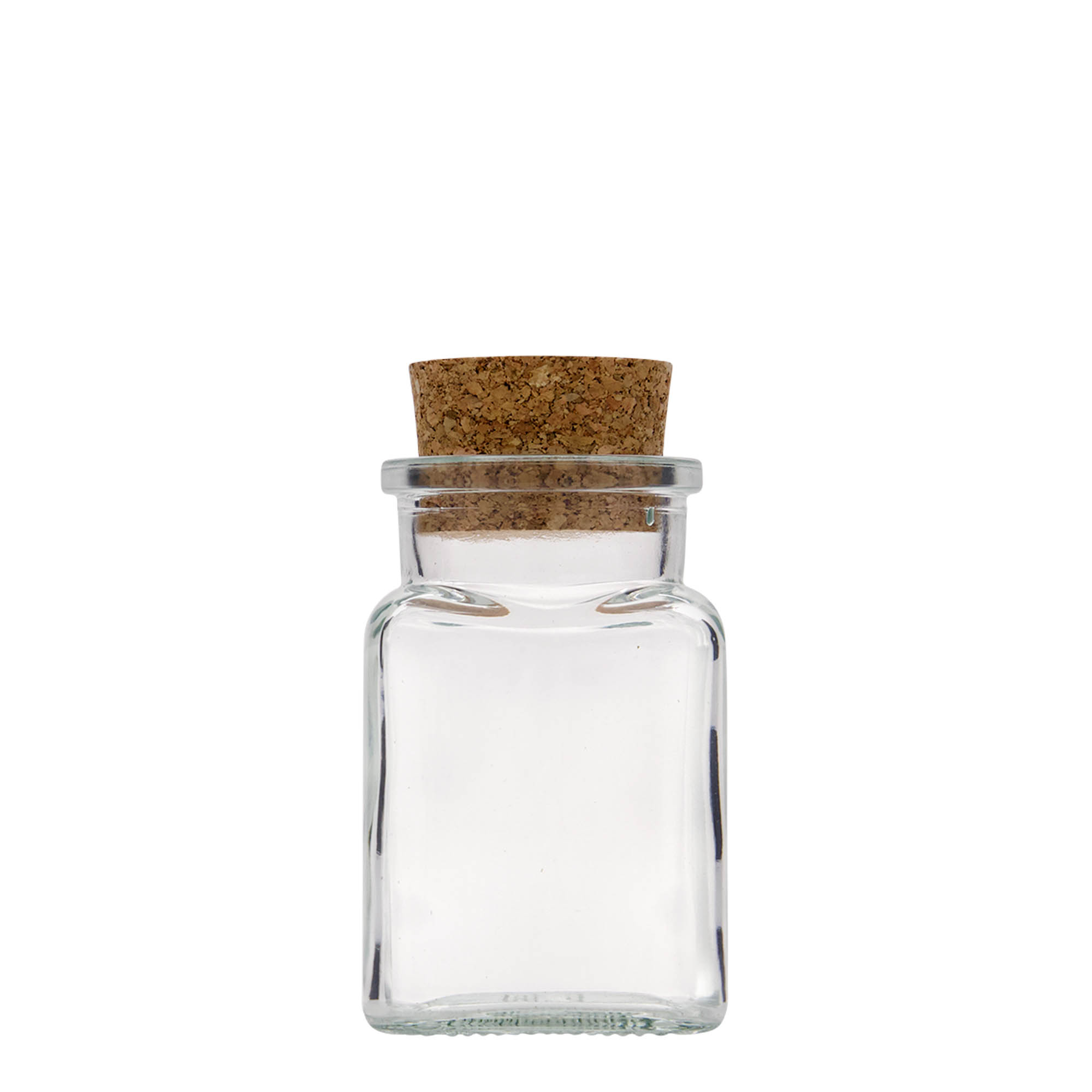 150 ml kamštinis stiklas, kvadratinis, burna: kamštis 150 ml kamštinis stiklas, kvadratinis, burna: kamštis