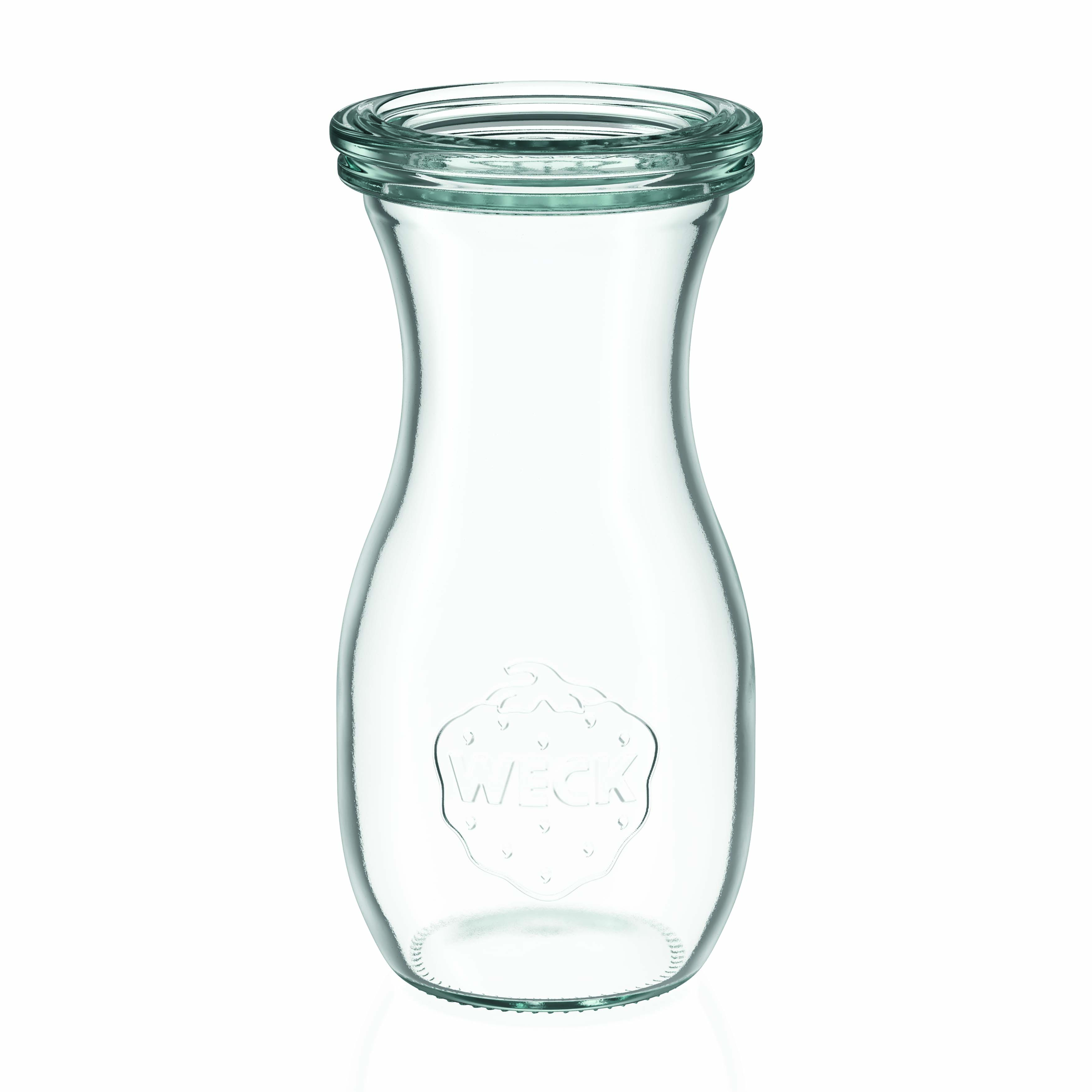 250 ml WECK sultų butelis, anga: apvali kraštinė 250 ml WECK sultų butelis, anga: apvali kraštinė
