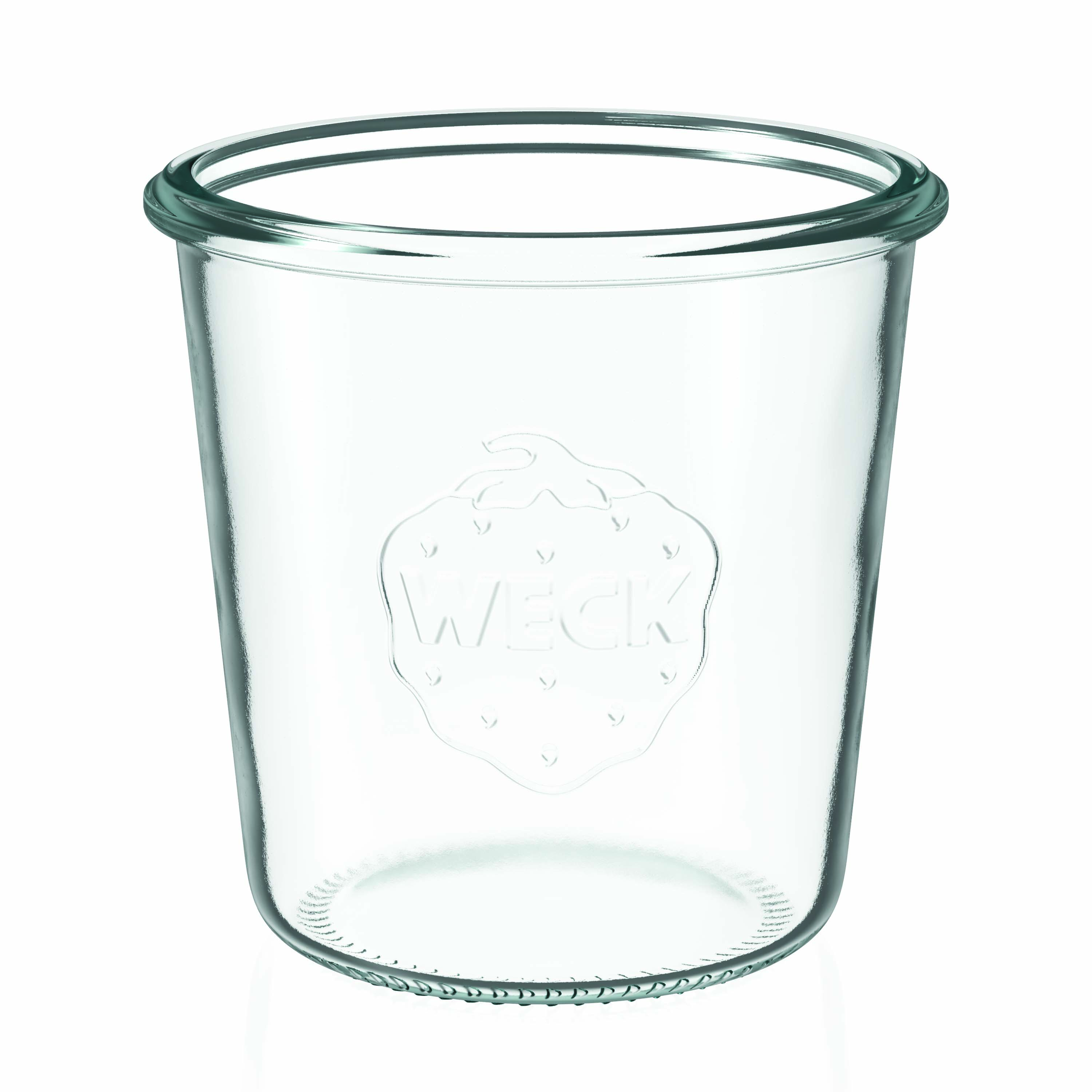 580 ml WECK atviras stiklainis, anga: apvalus kraštas