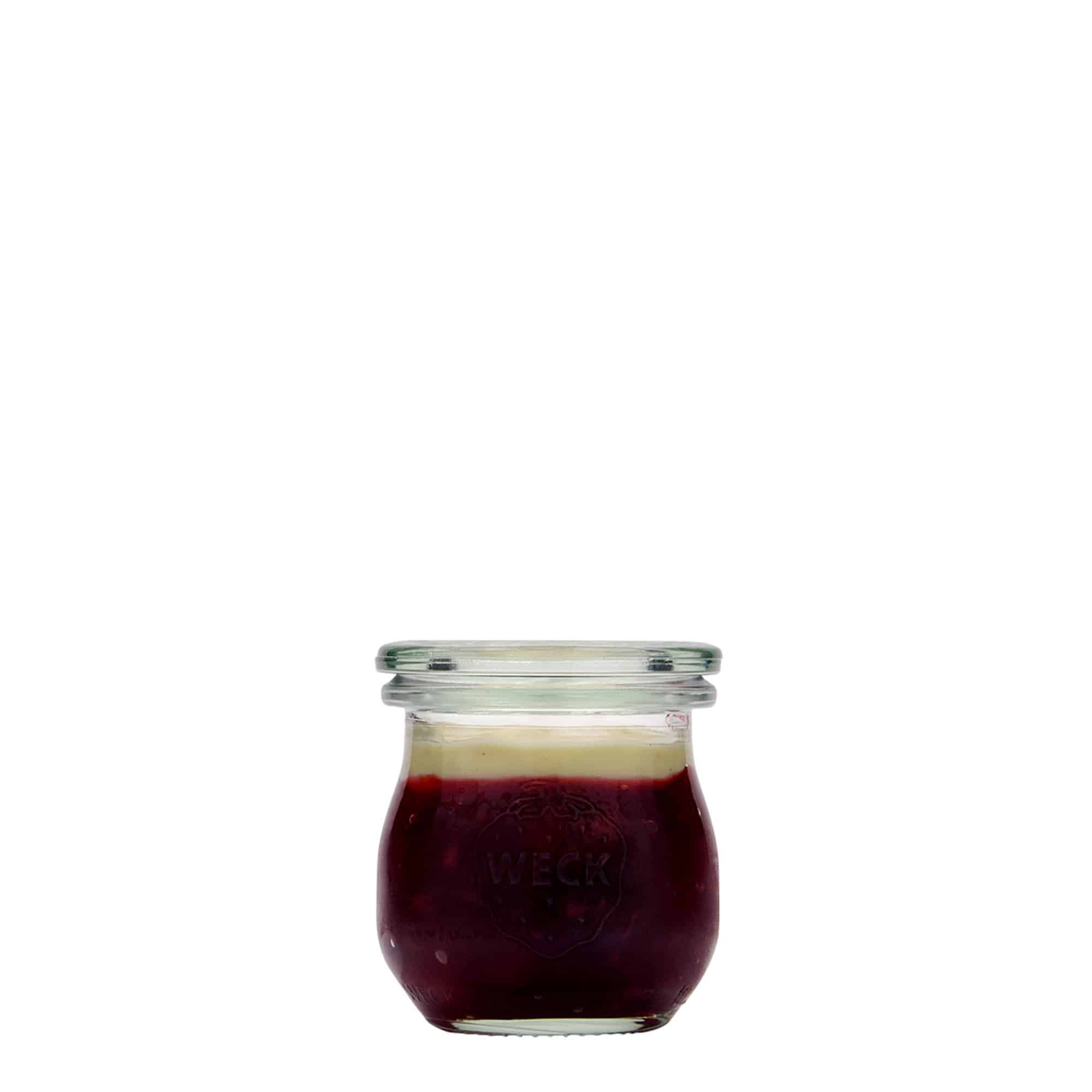 75 ml WECK tulpės formos stiklainis, anga: apvalus kraštas
