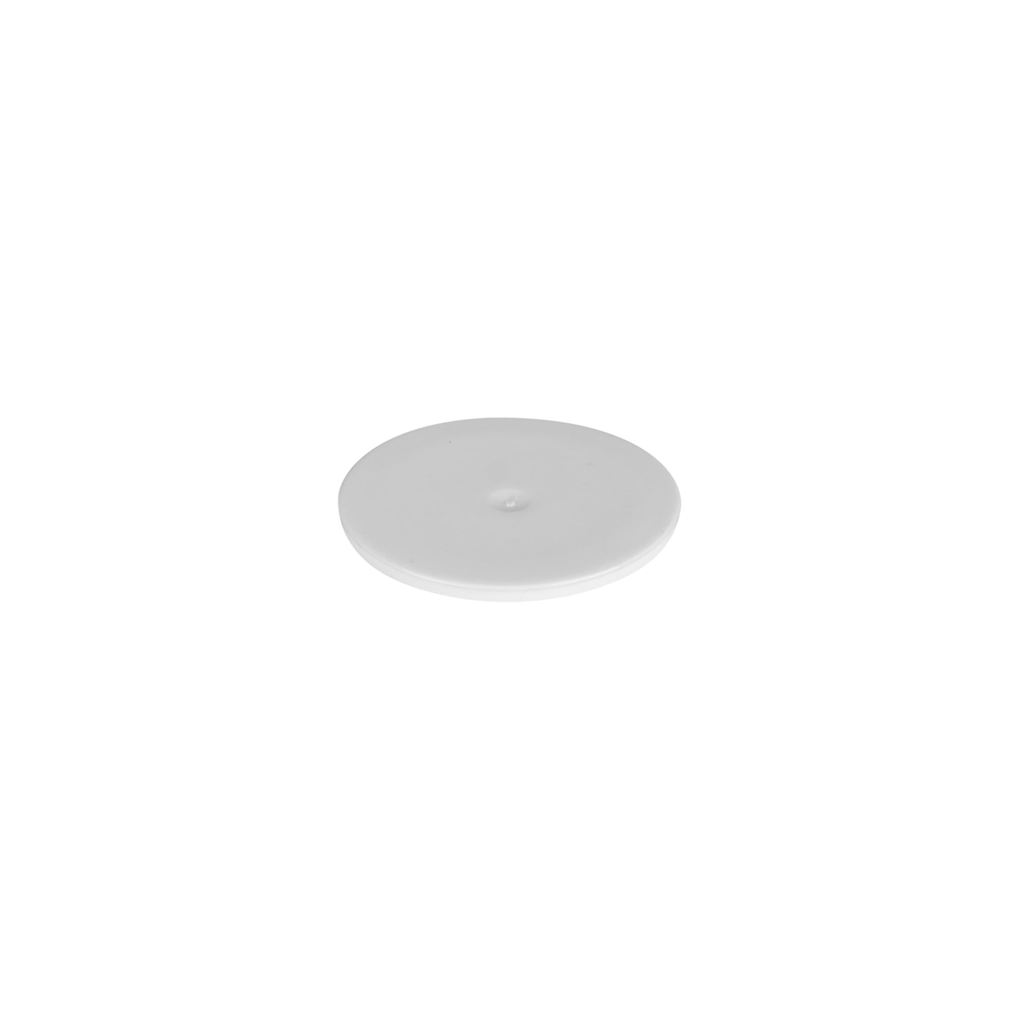 Uždengimo diskas 5 ml „Bianca“, PP plastikas, baltas