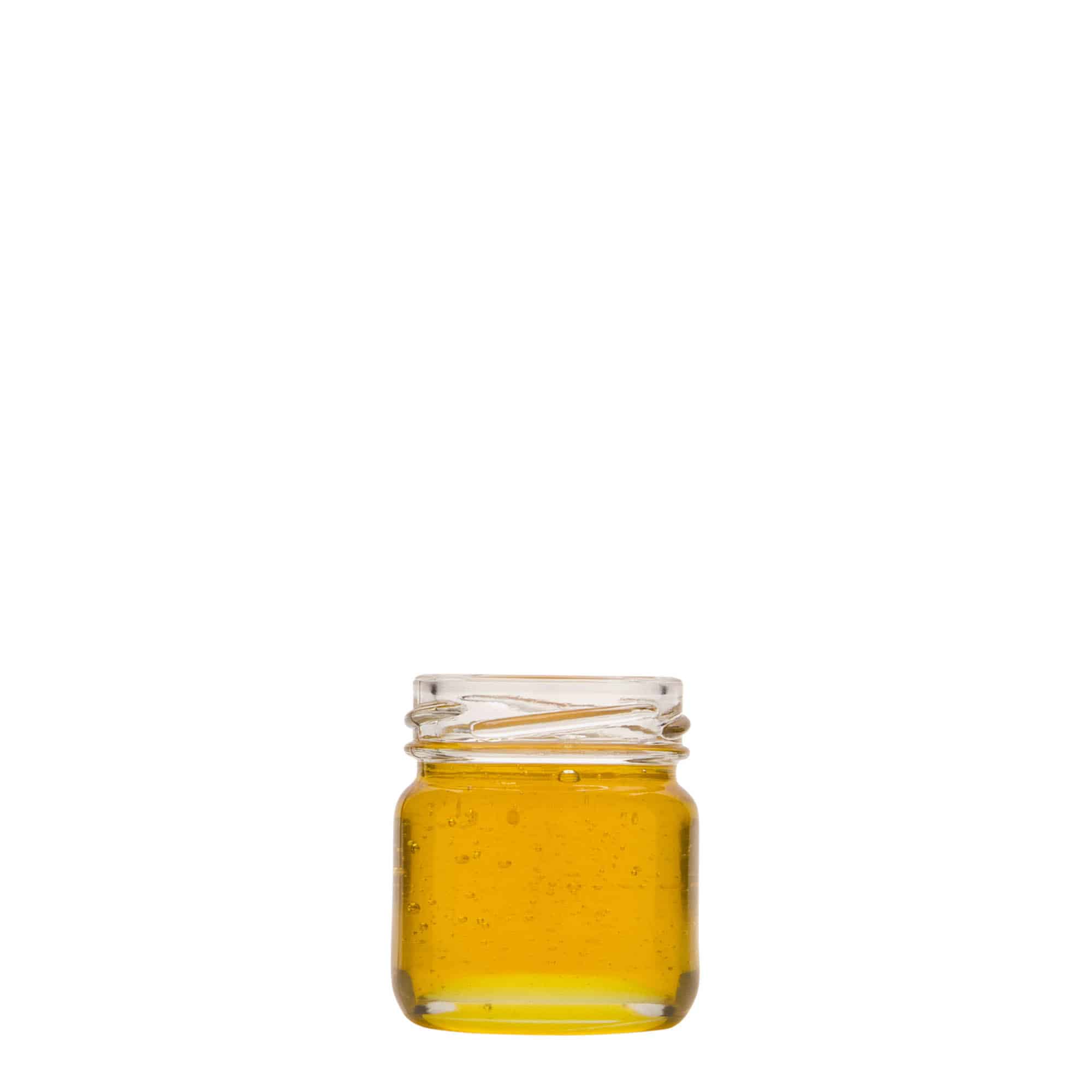 40 ml apvalus stiklas, anga: Twist-Off (TO 43)
