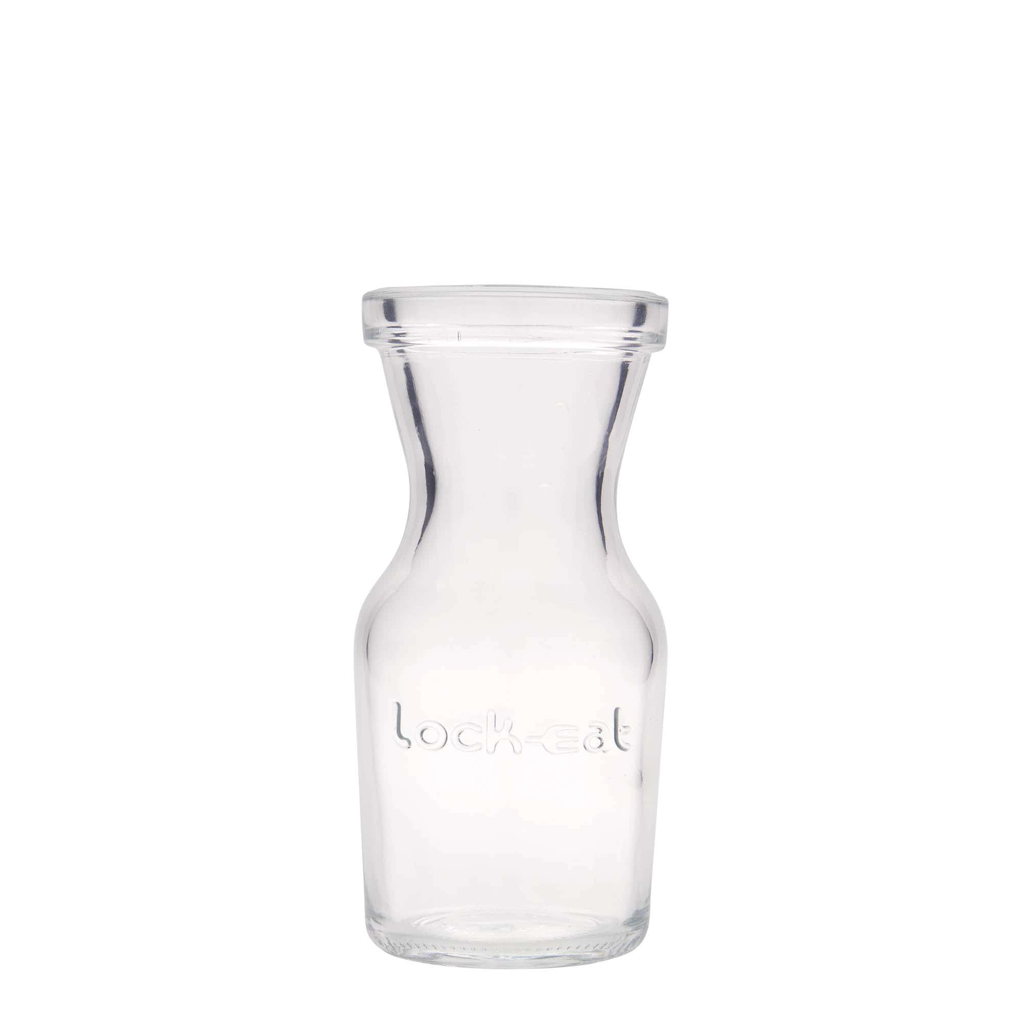 250 ml stiklinė karafa „Lock-Eat“, anga: vielos lankelio uždarymas