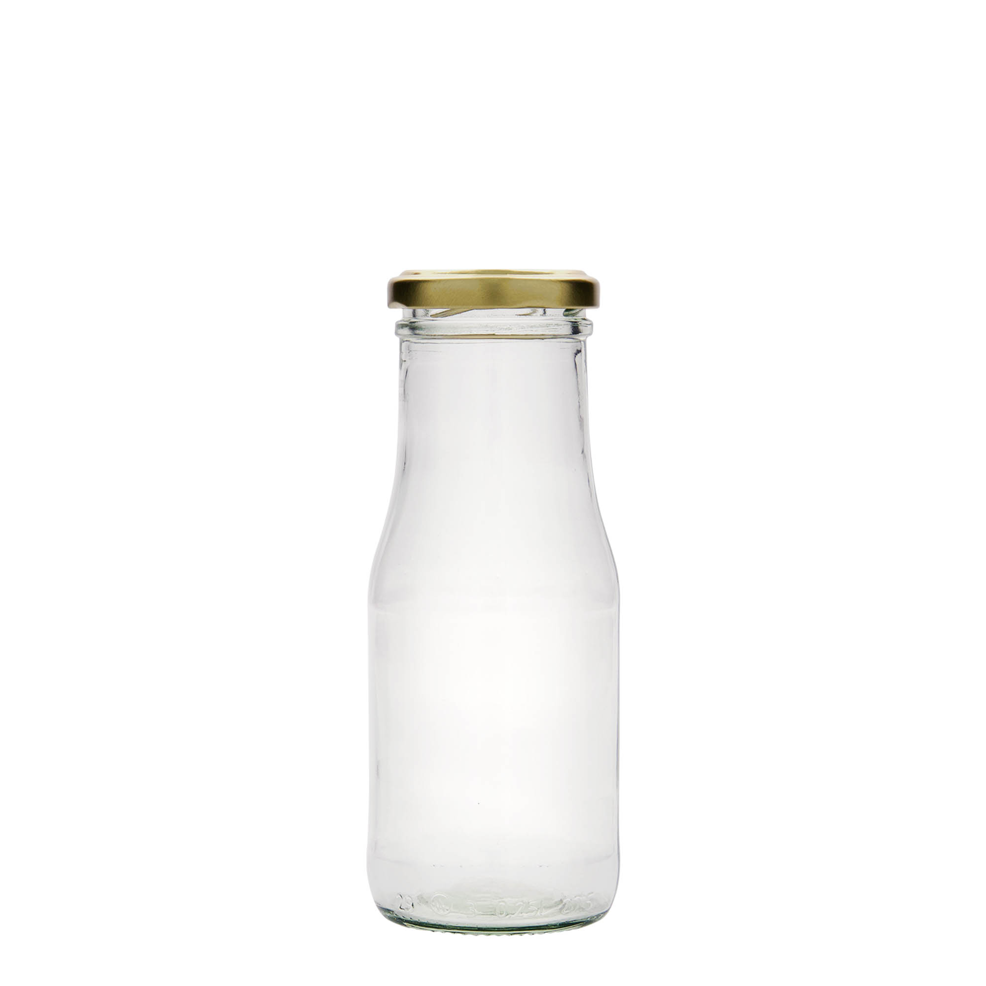 250 ml stiklinis butelis Susann, anga: sukama (TO 48) 250 ml stiklinis butelis Susann, anga: sukama (TO 48)