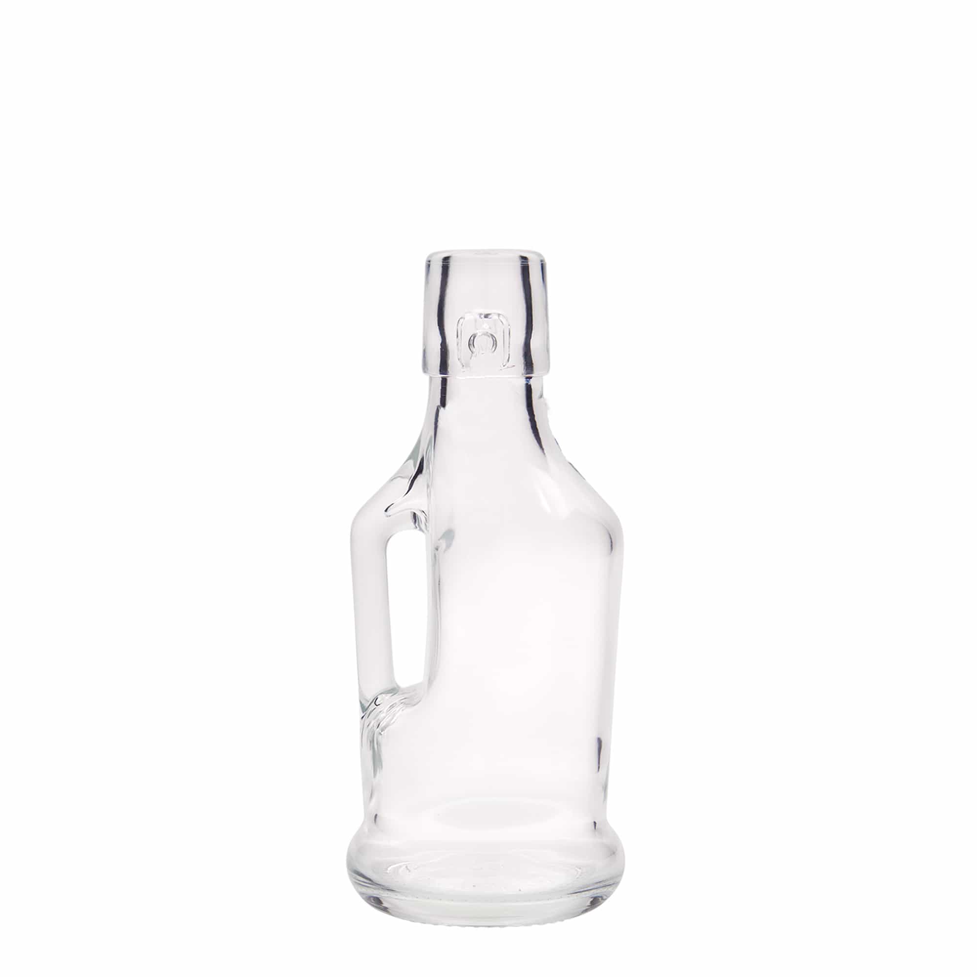200 ml stiklinis butelis „Classica“, anga: užsegamas užraktas