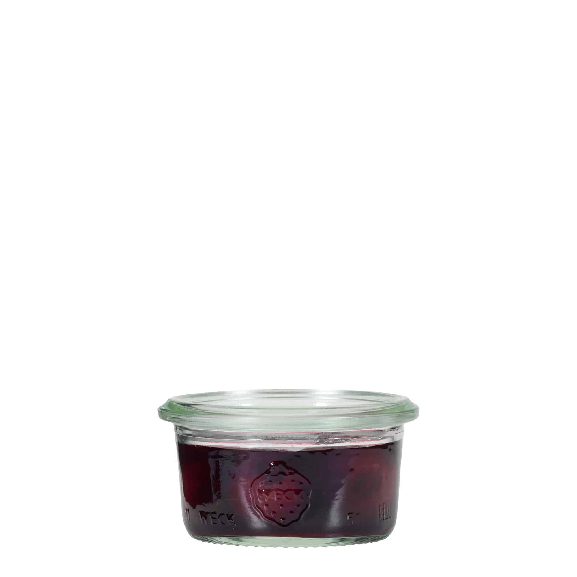 50 ml WECK-stiklainis su apvaliu kraštu 50 ml WECK-stiklainis su apvaliu kraštu