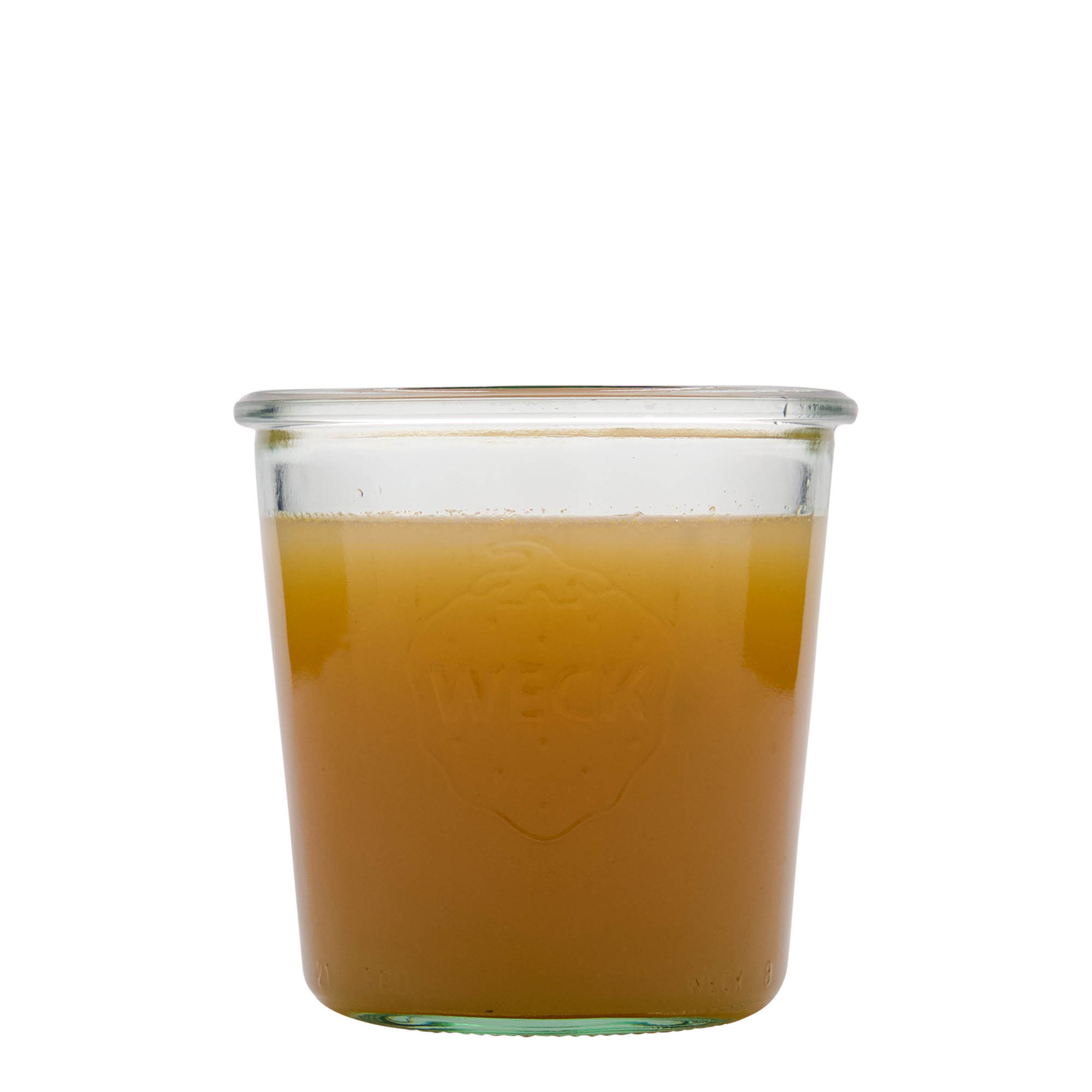580 ml WECK atviras stiklainis, anga: apvalus kraštas