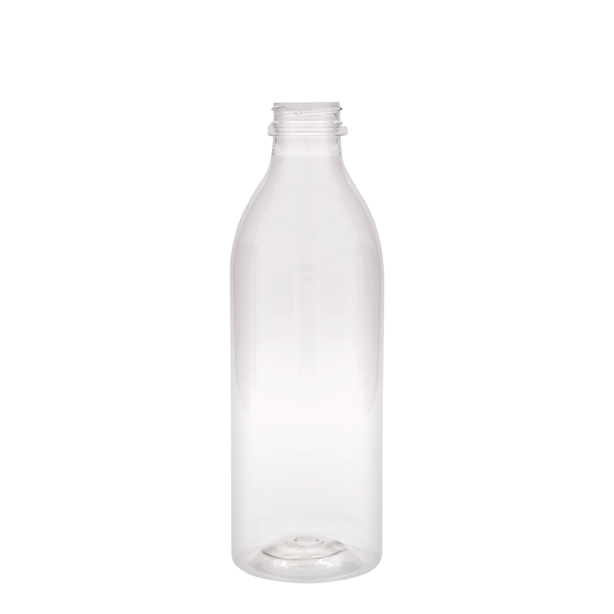 1.000 ml PET butelis standartinis, plastikas, anga: 38 mm