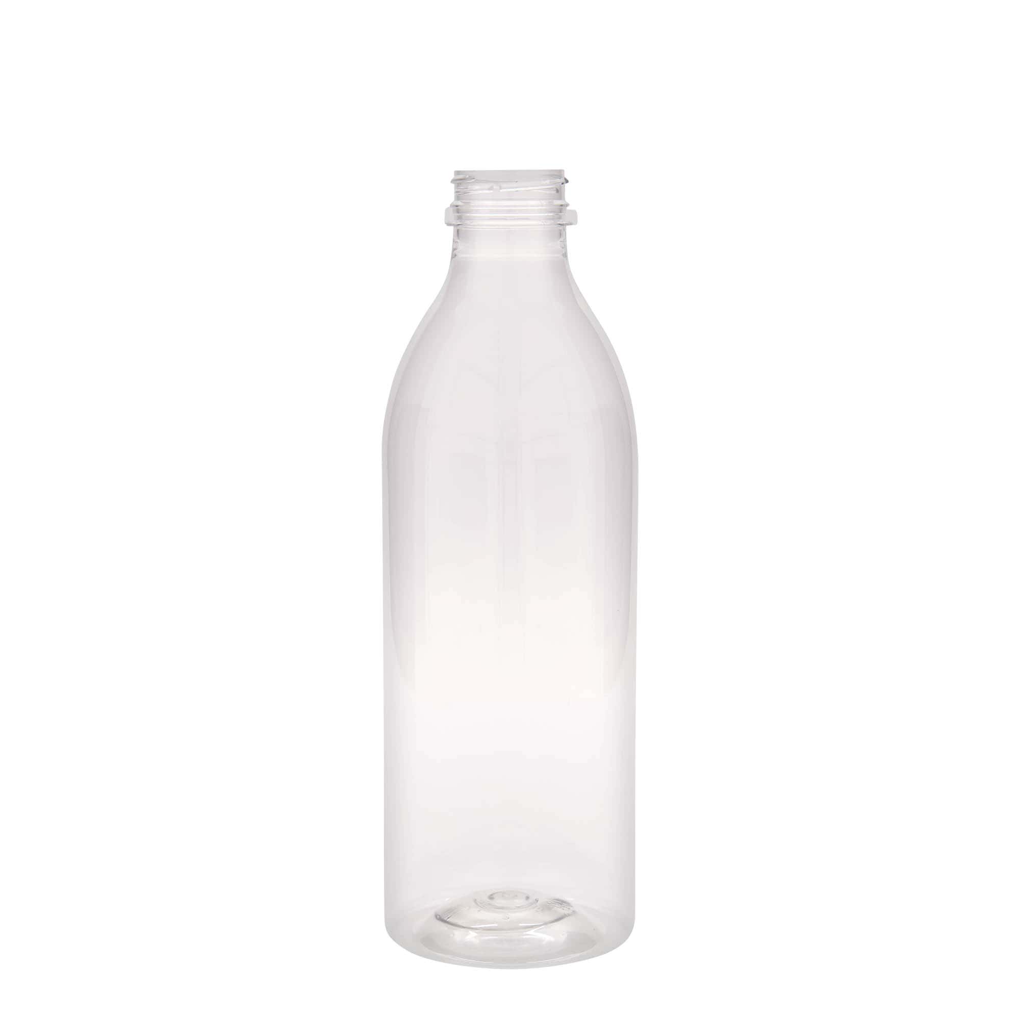 1.000 ml PET butelis standartinis, plastikas, anga: 38 mm