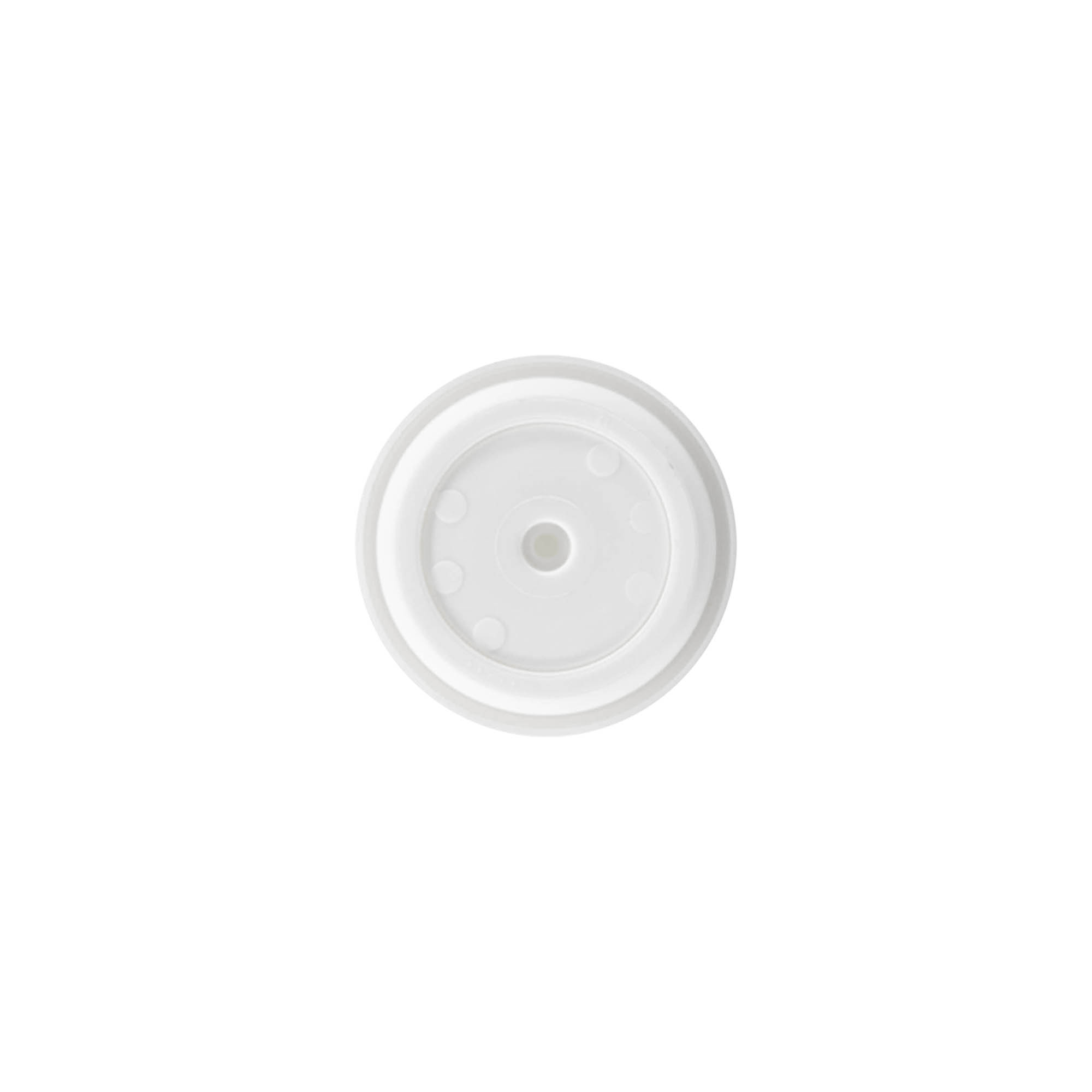 Airless dozatoriaus pompos galvutė „Micro“, PP plastikas, balta