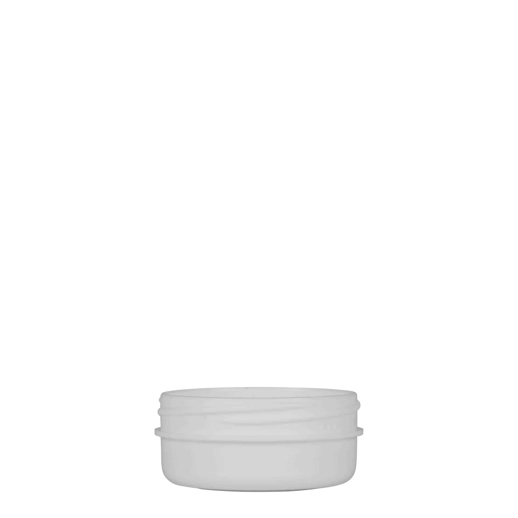 12 ml plastikinis indelis „White Line“, PP, baltas, anga: sraigtinis uždarymas