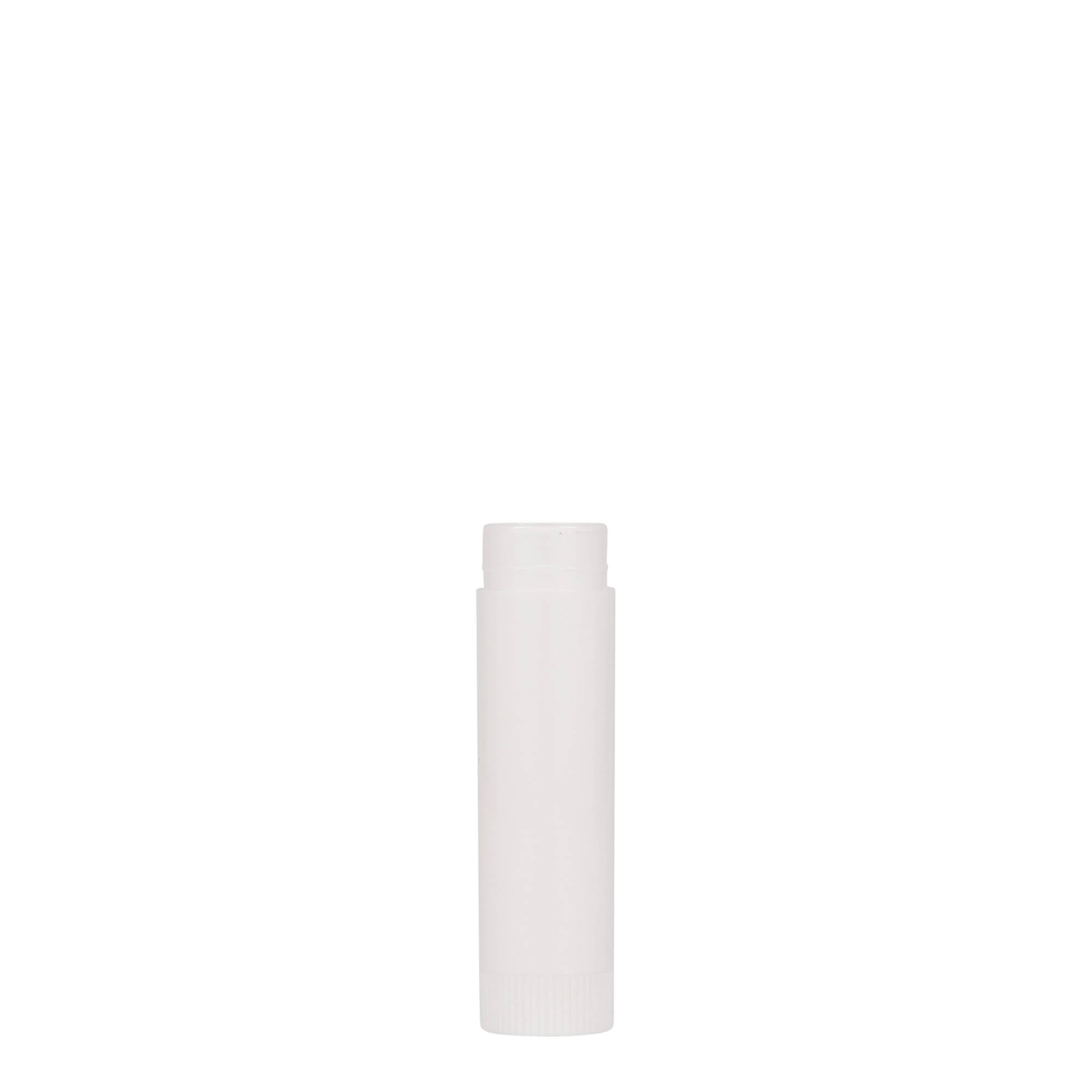 6 ml lūpų dažų tūtelė, PP plastikas, balta