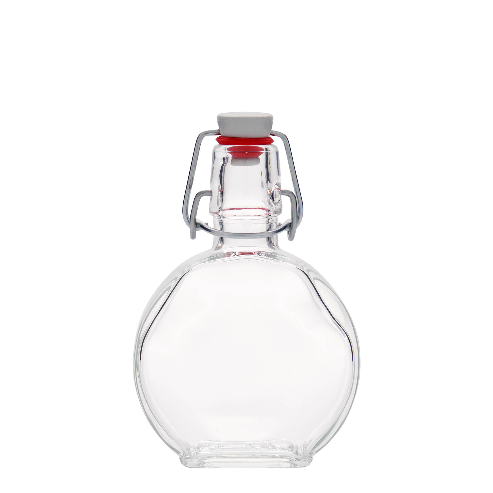 200 ml stiklinis butelis „Sensatione“, stačiakampis, burna: spaustukas uždarymui 200 ml stiklinis butelis „Sensatione“, stačiakampis, burna: spaustukas uždarymui