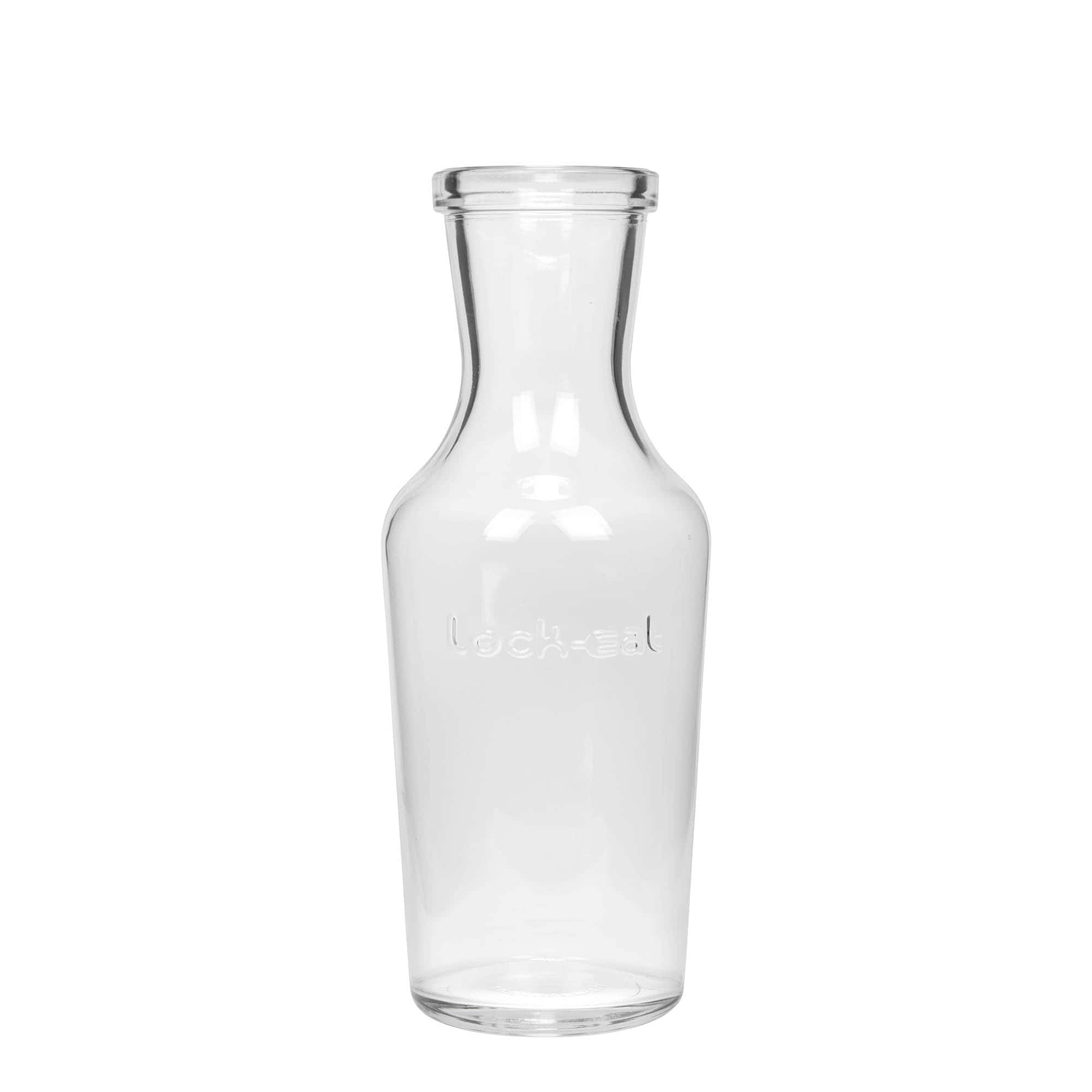 1.000 ml stiklinė karafa „Lock-Eat“, anga: vielinio lankelio uždarymas
