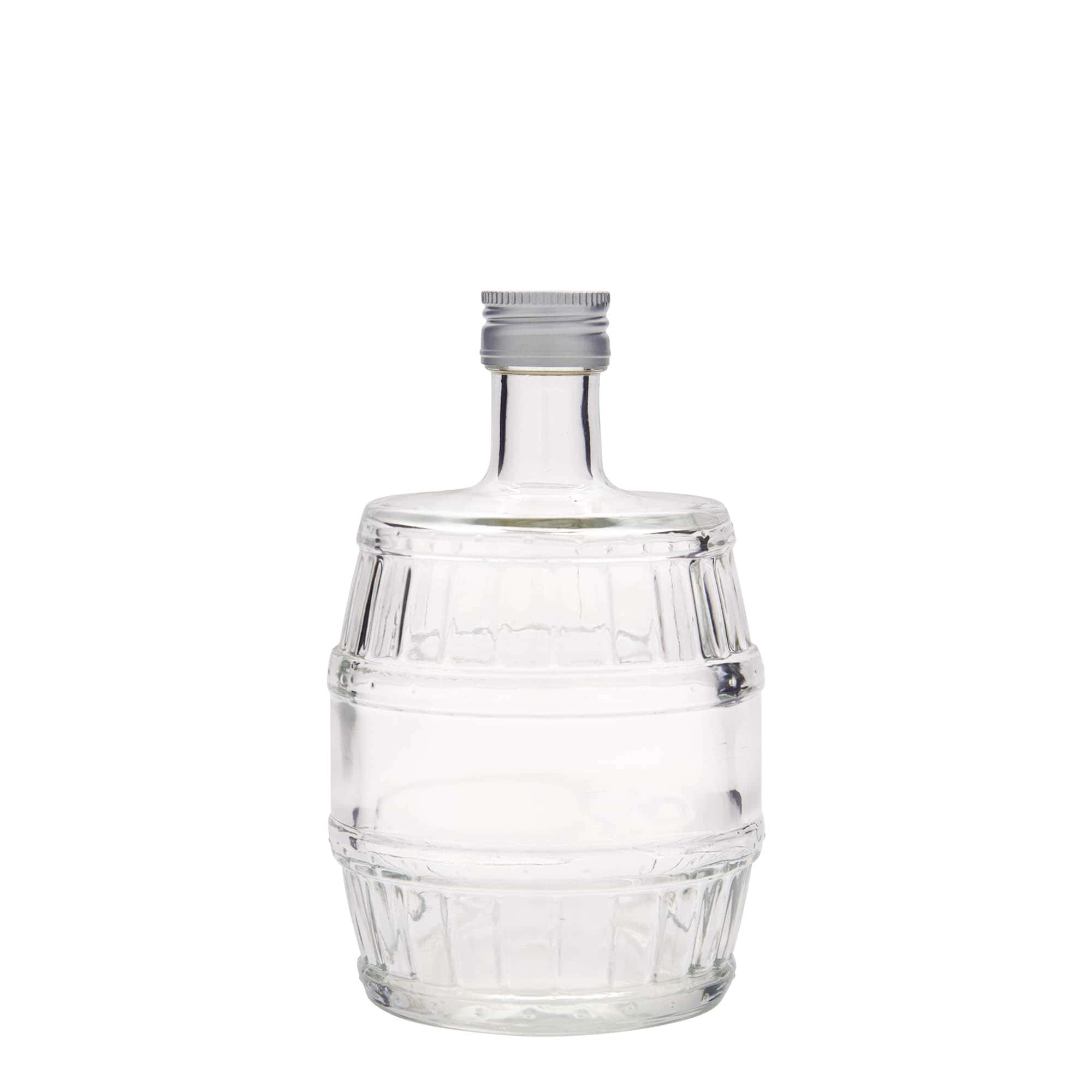 500 ml stiklinis butelis „Statinė“, burna: PP 28