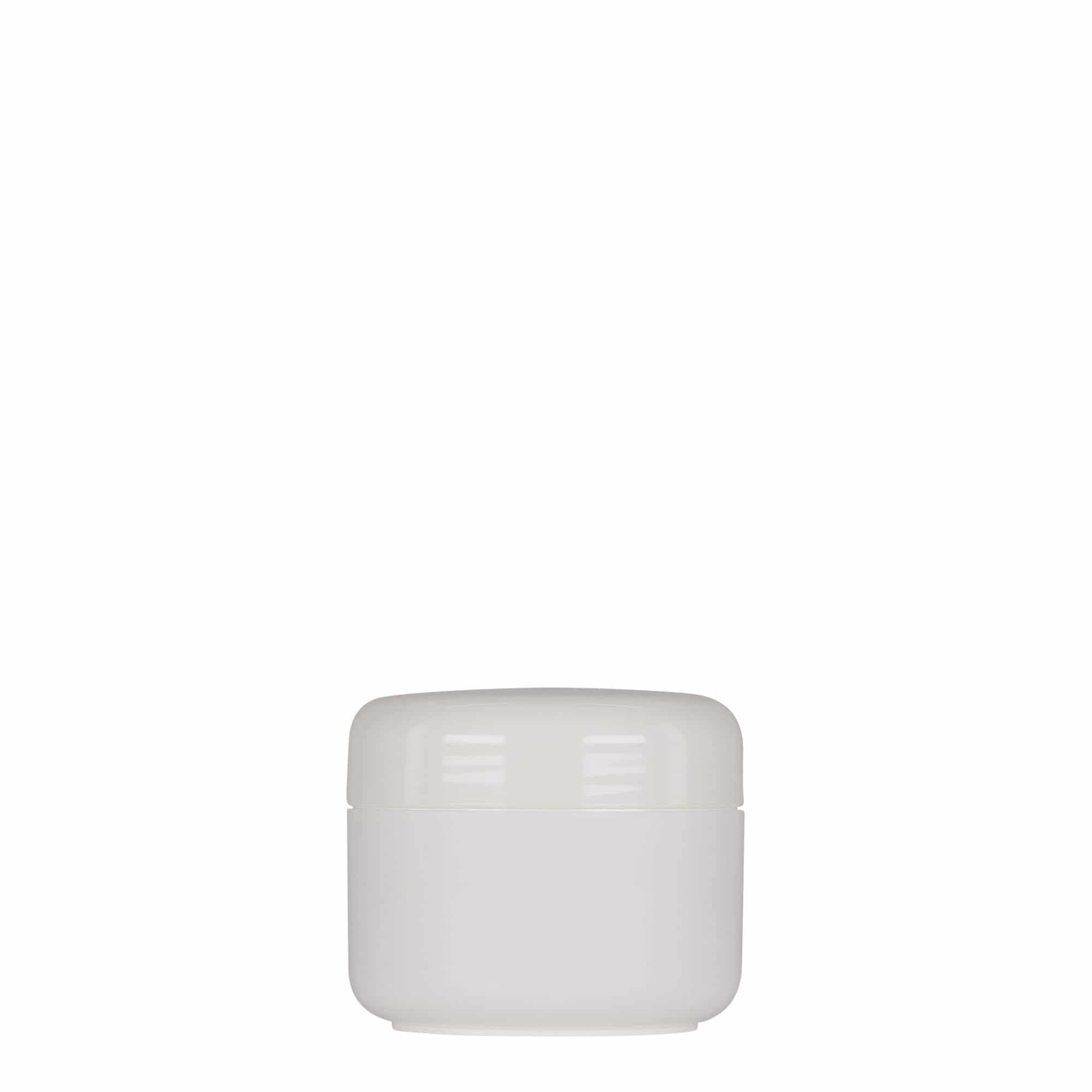 50 ml plastikinis indelis „Bianca“, PP, baltas, anga: sraigtinis uždarymas